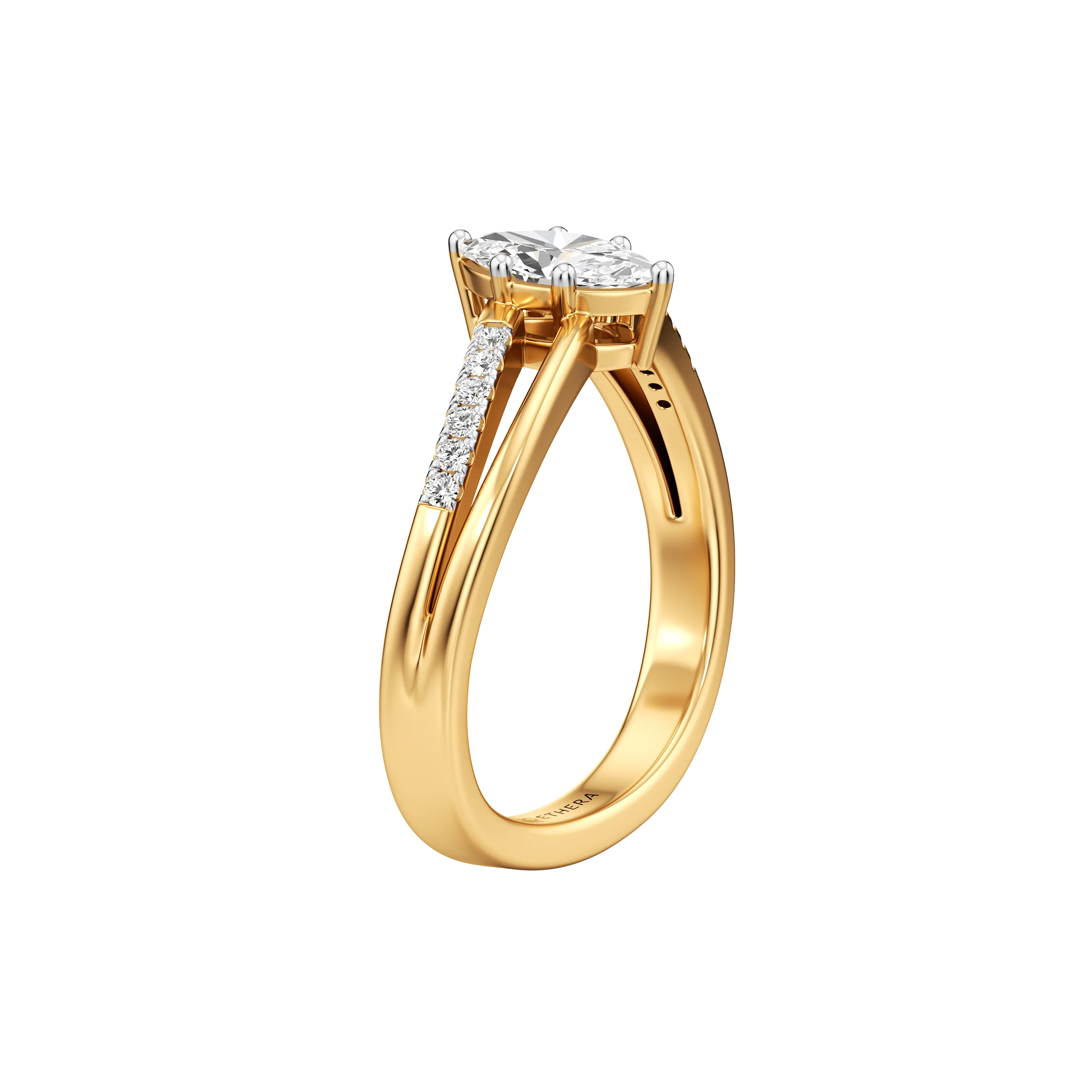 Crossline Marquise Ring 5