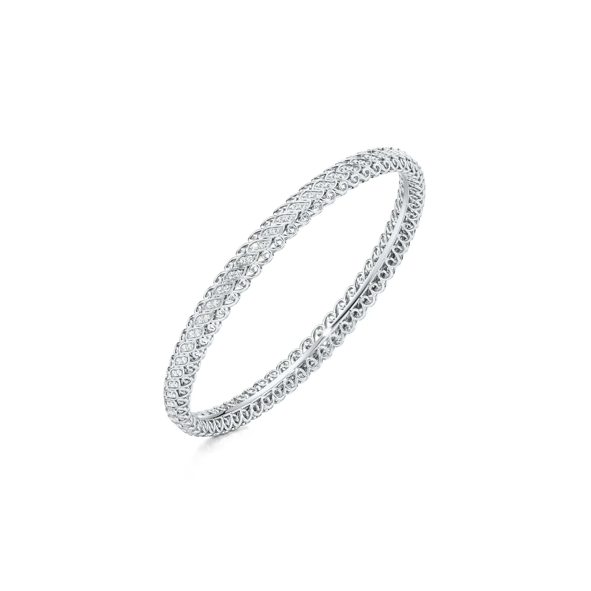 Regal Lace Round Bangle 5