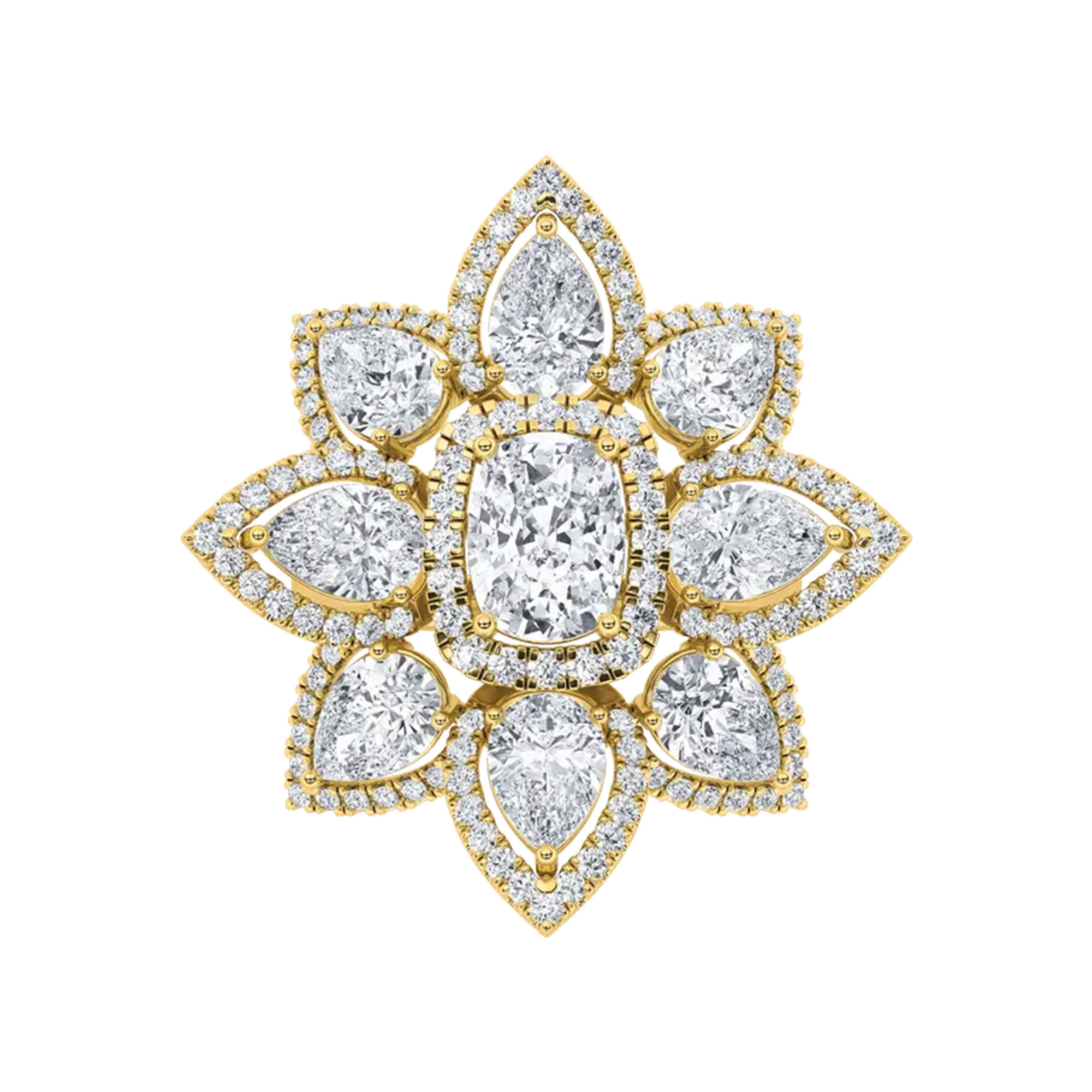 Vintage Garden Cocktail Ring 3