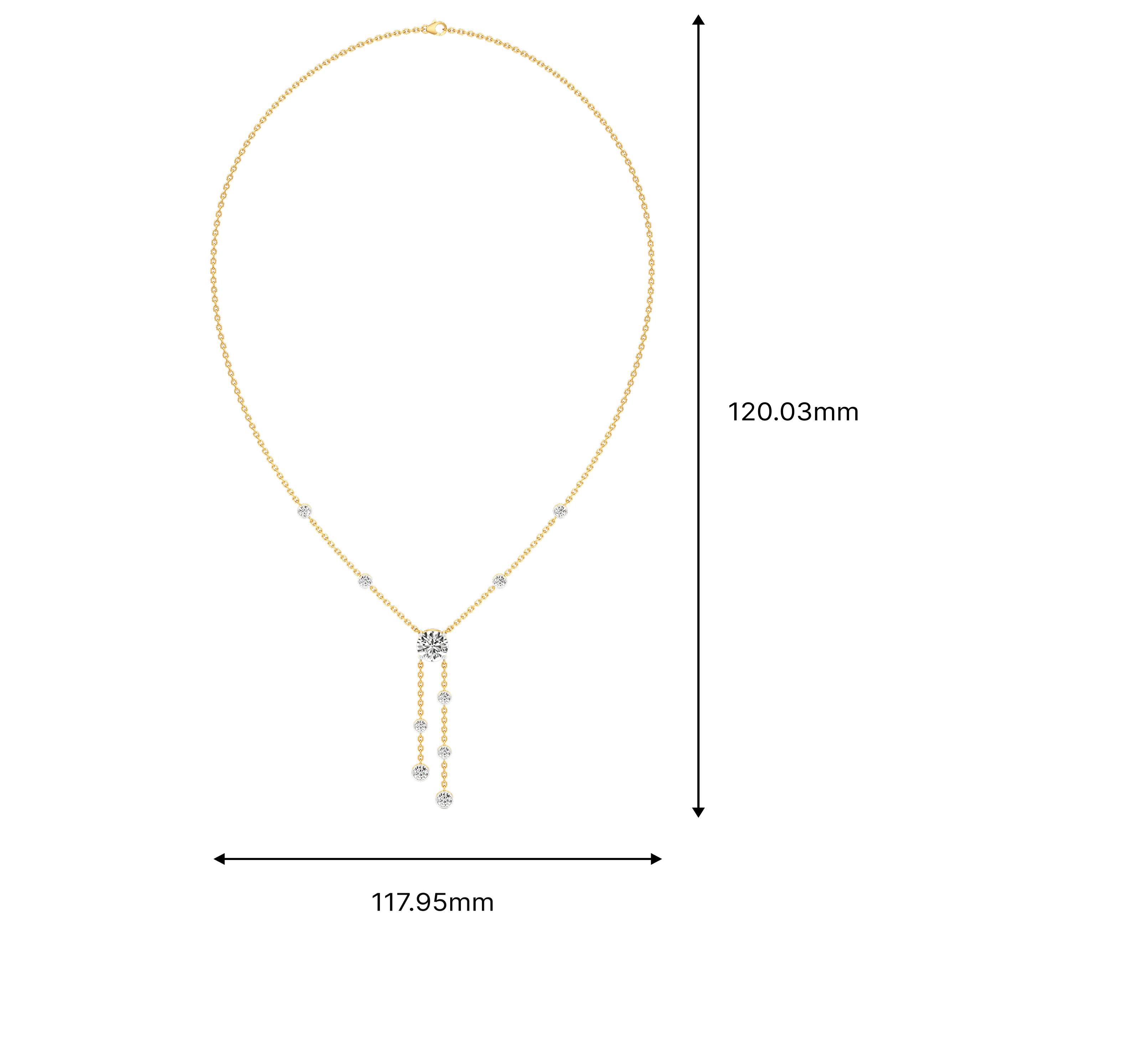 Starlit Cascade Necklace 4