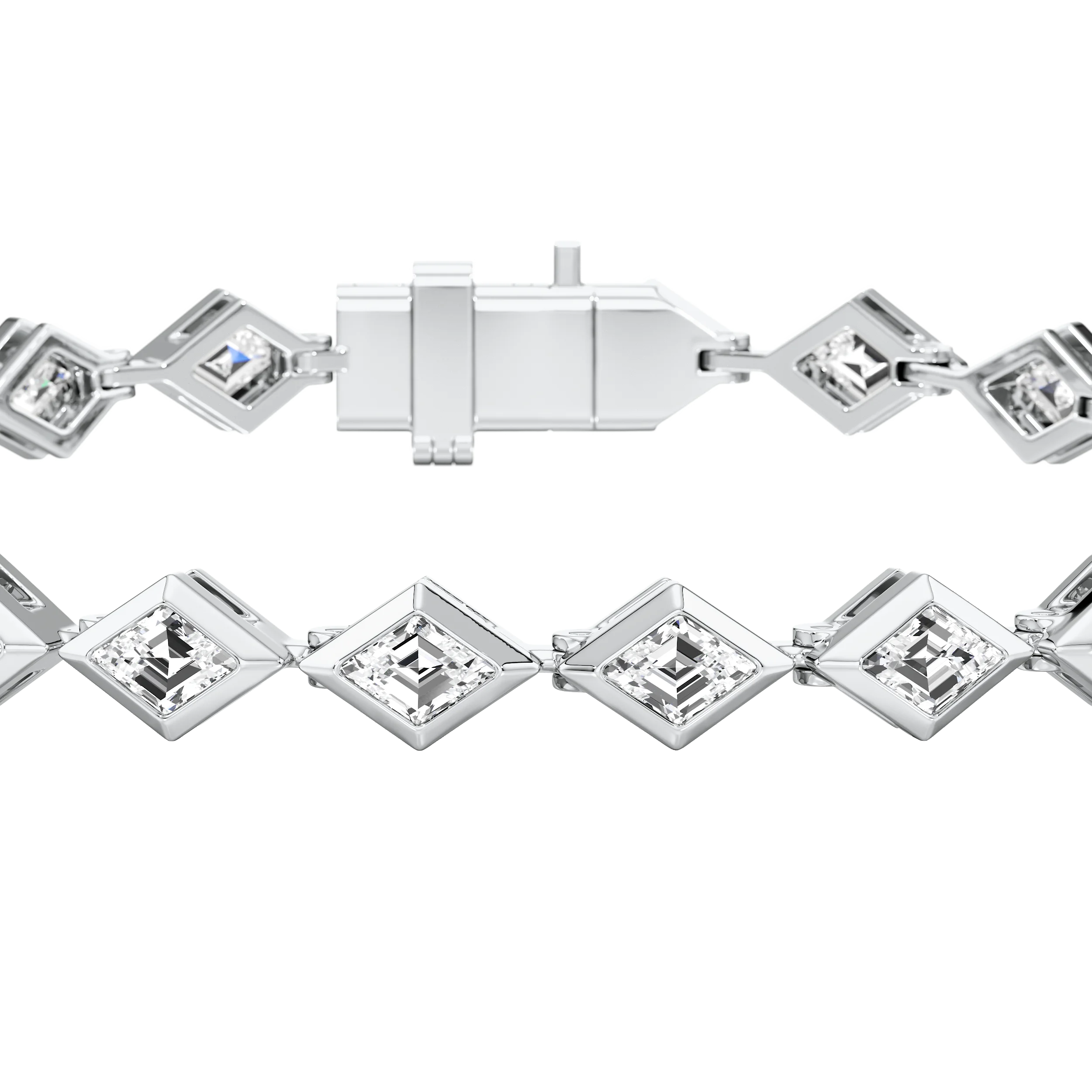 Infinite Lozenge Tennis Bracelet 2