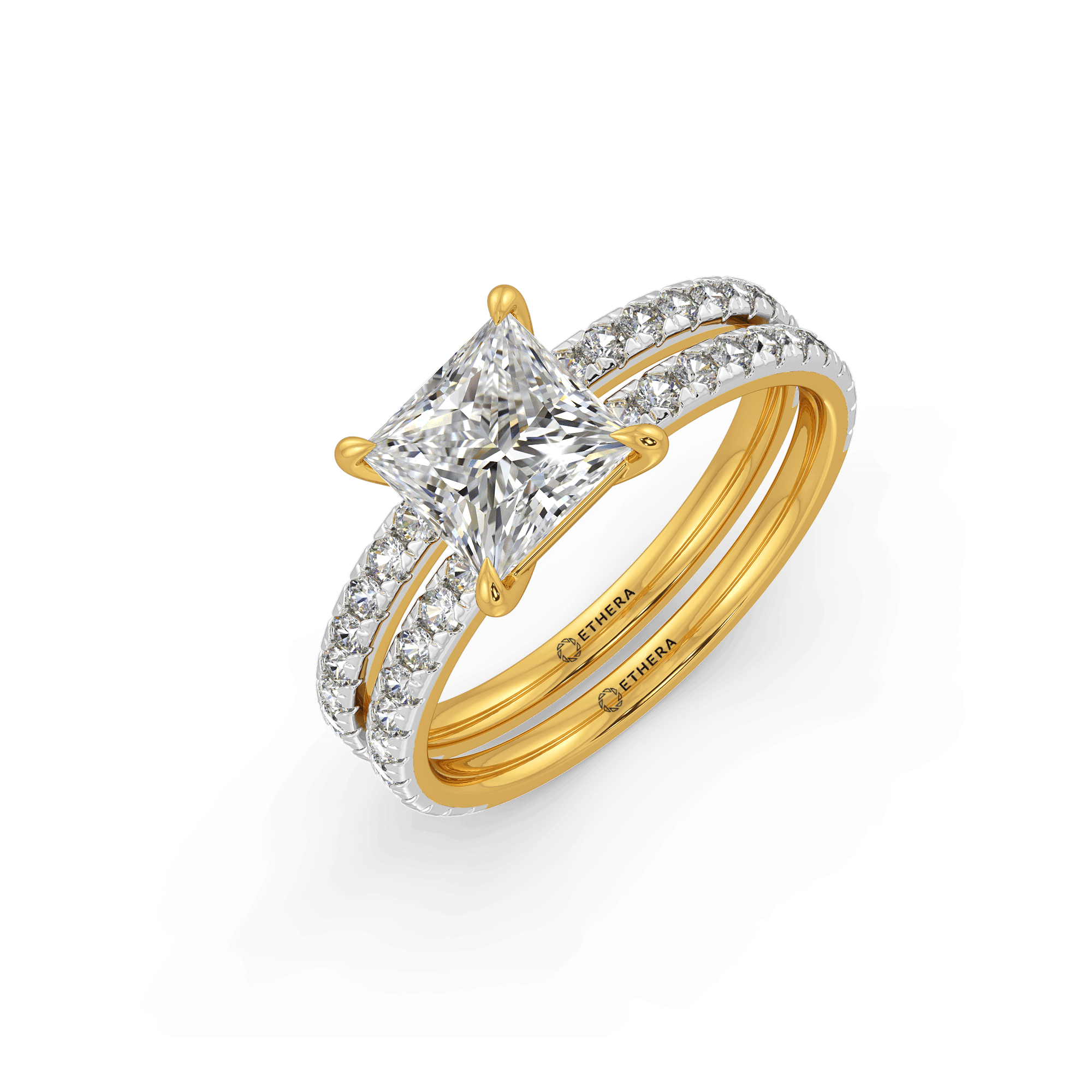Prism Tier Solitaire Ring 0