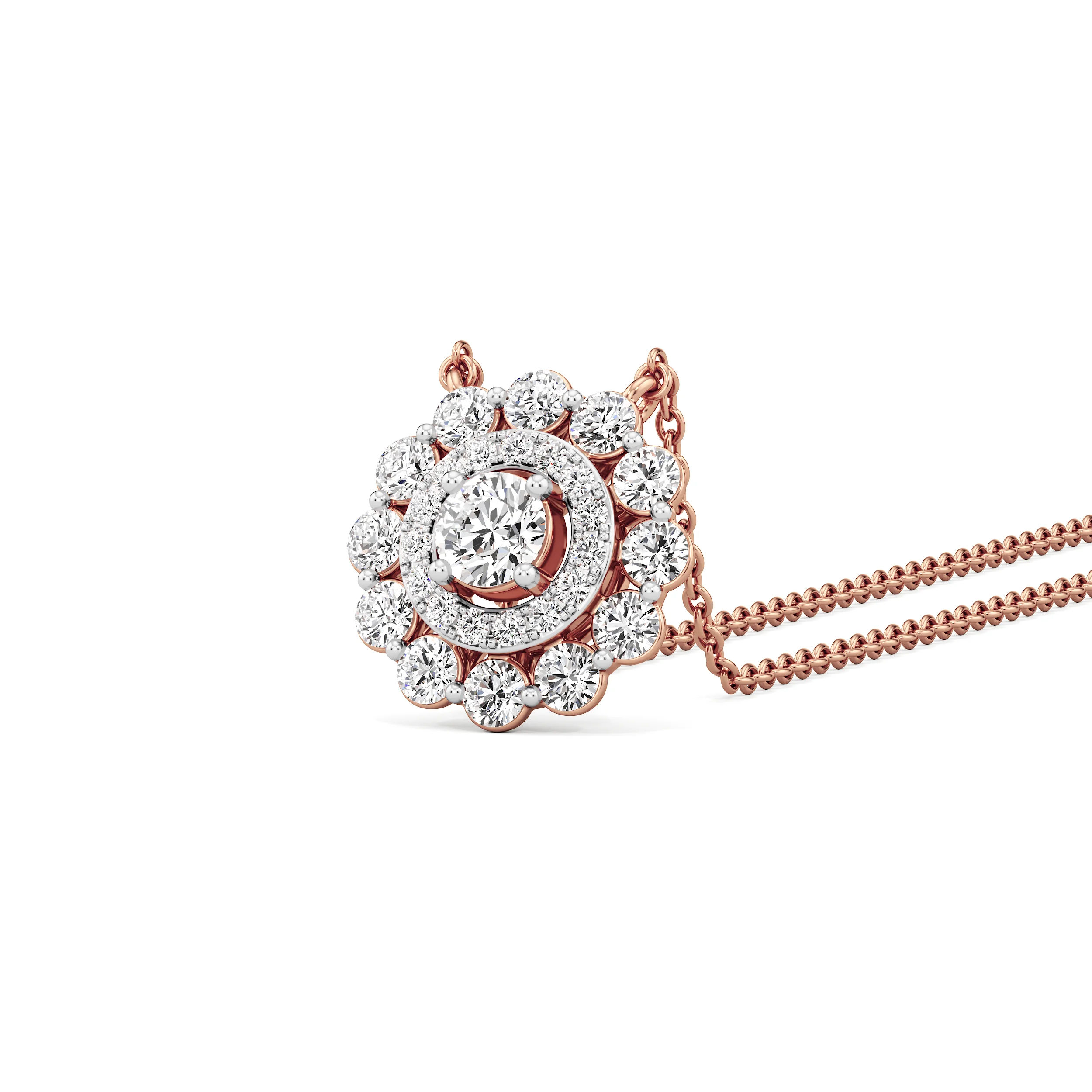 Solar Radiance Diamond Necklace 6