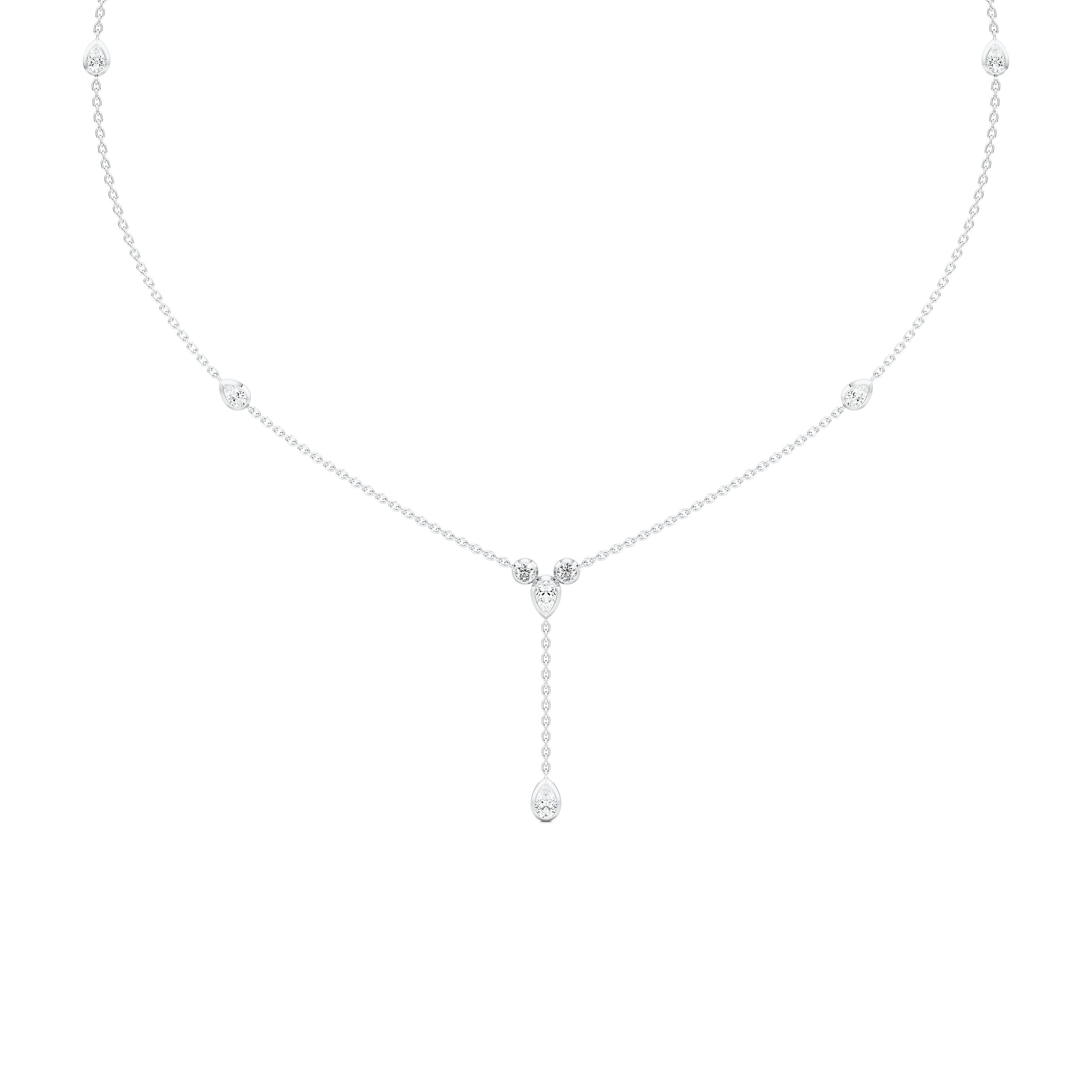 Droplet Lariat Necklace 3