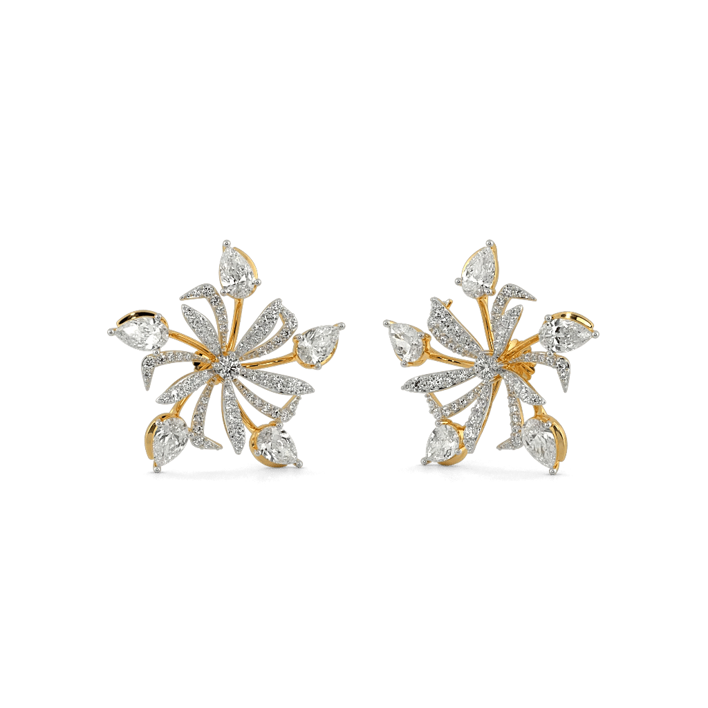 Pear Bloom Statement Studs 0