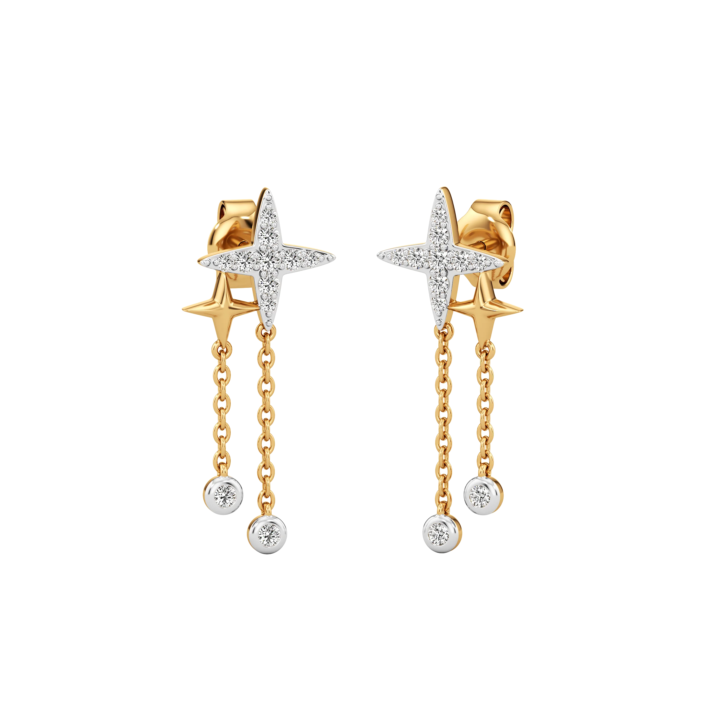 Starfall Chain Earrings