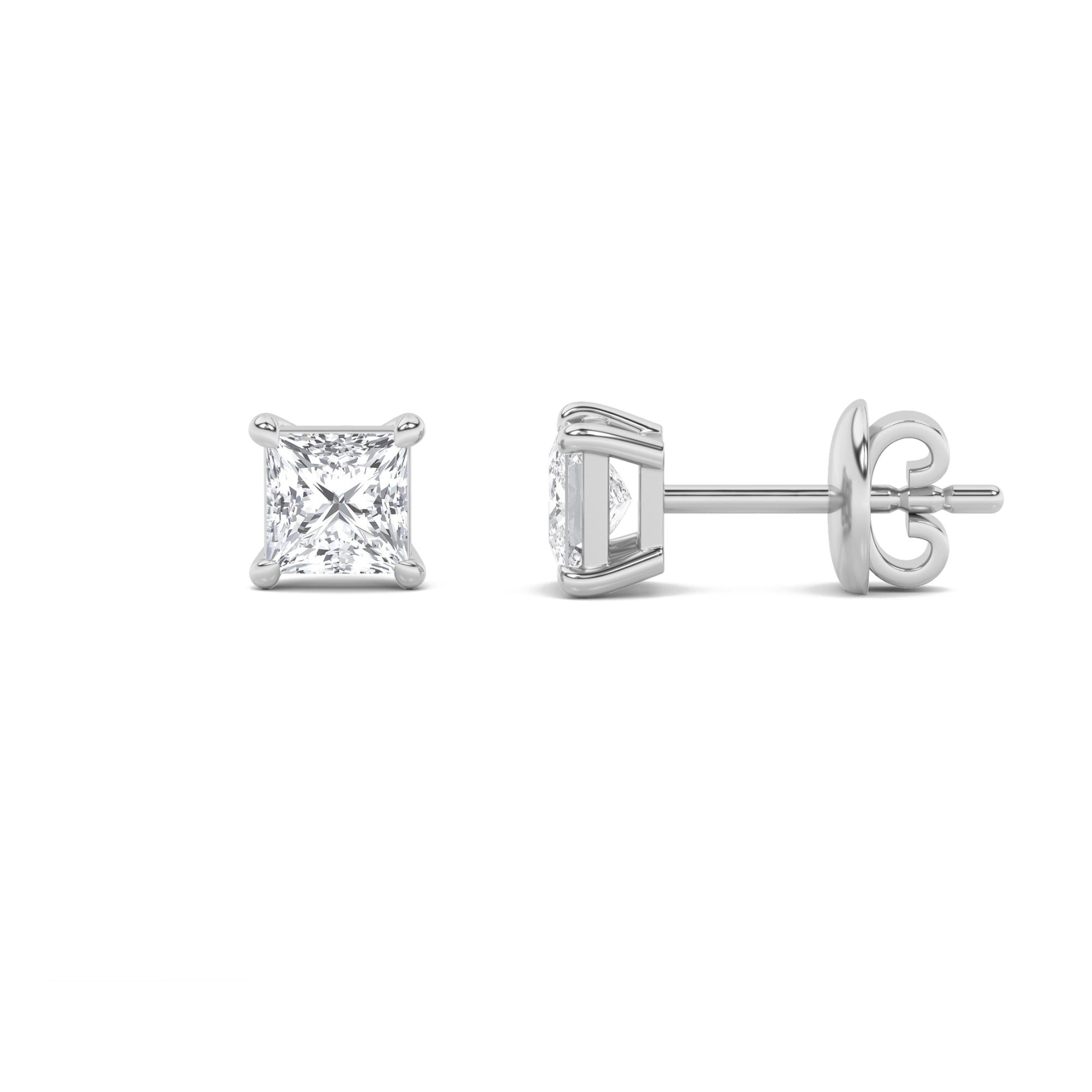 Pristine Princess Stud Earrings 2.5 Carat 4