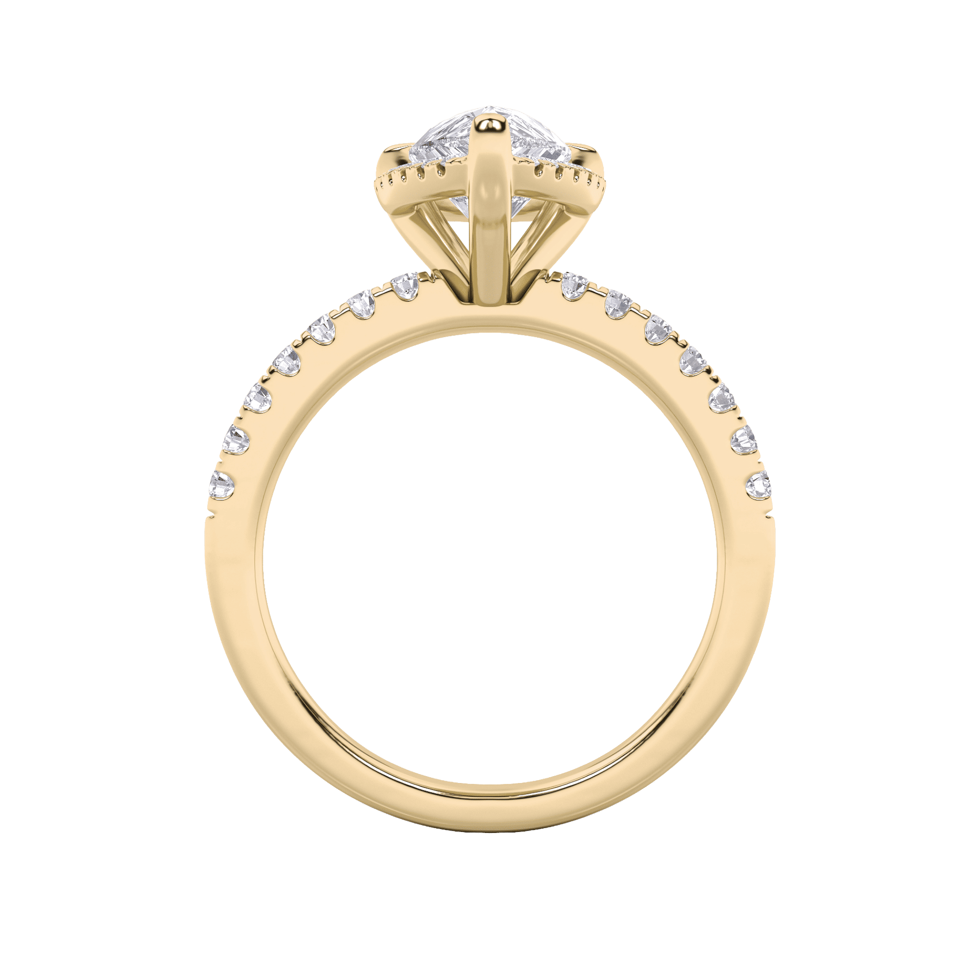 Radiant Teardrop Ring 1