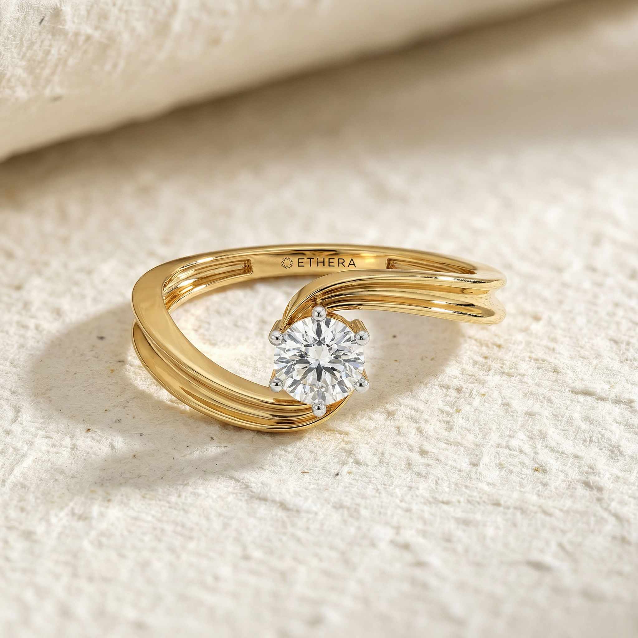 Glide Solitaire Ring 2