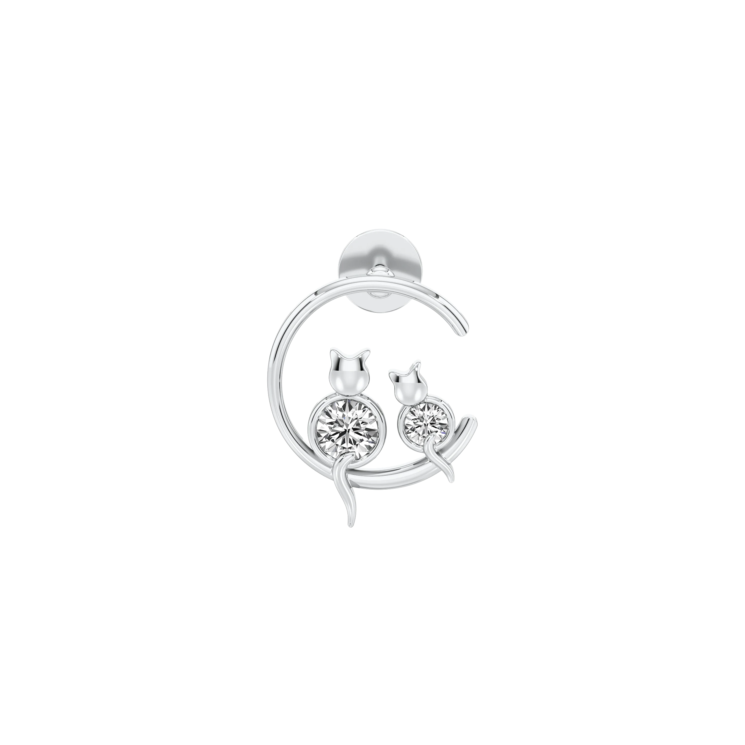 Orbit Paws Diamond Stud 5