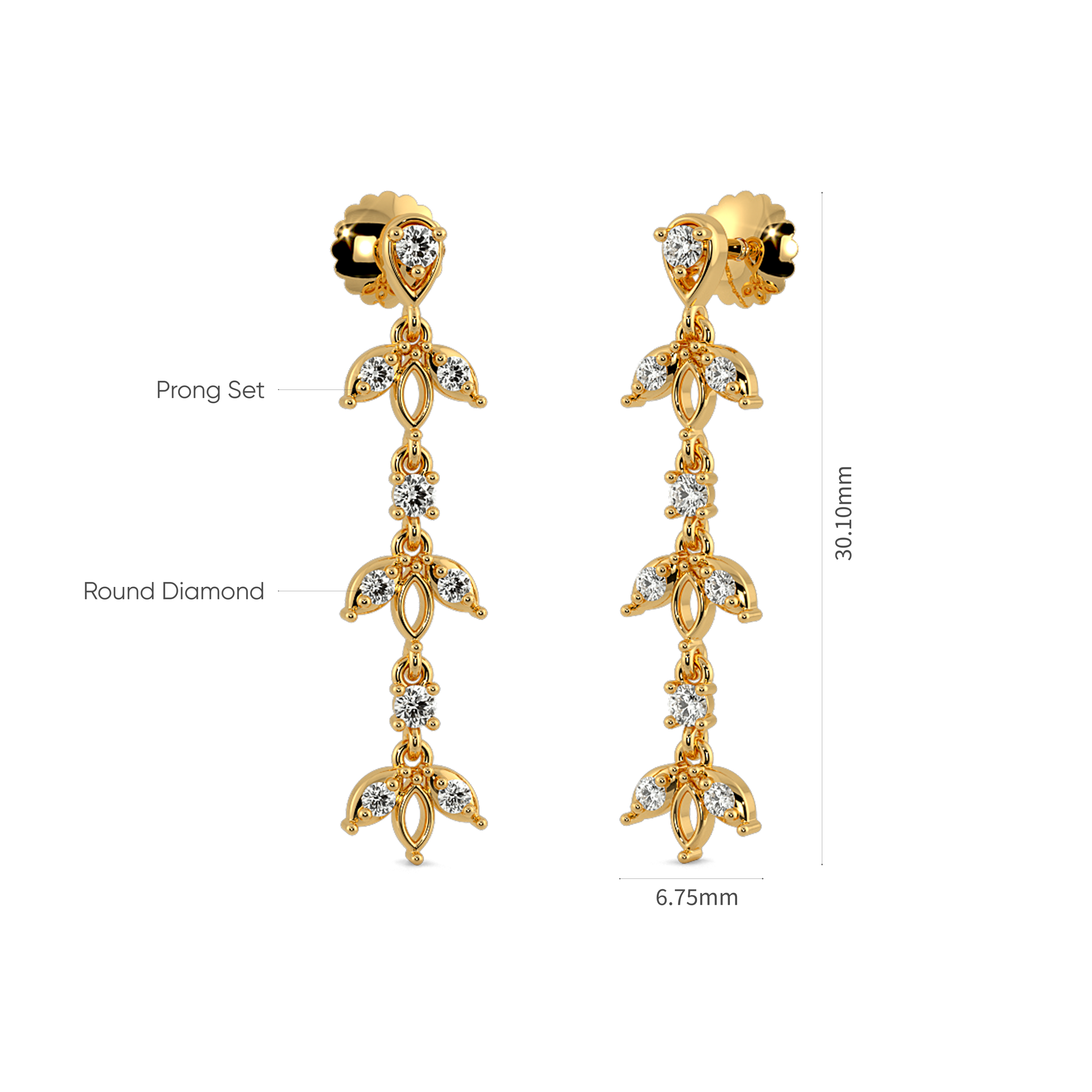 Floret Drape Earrings 4