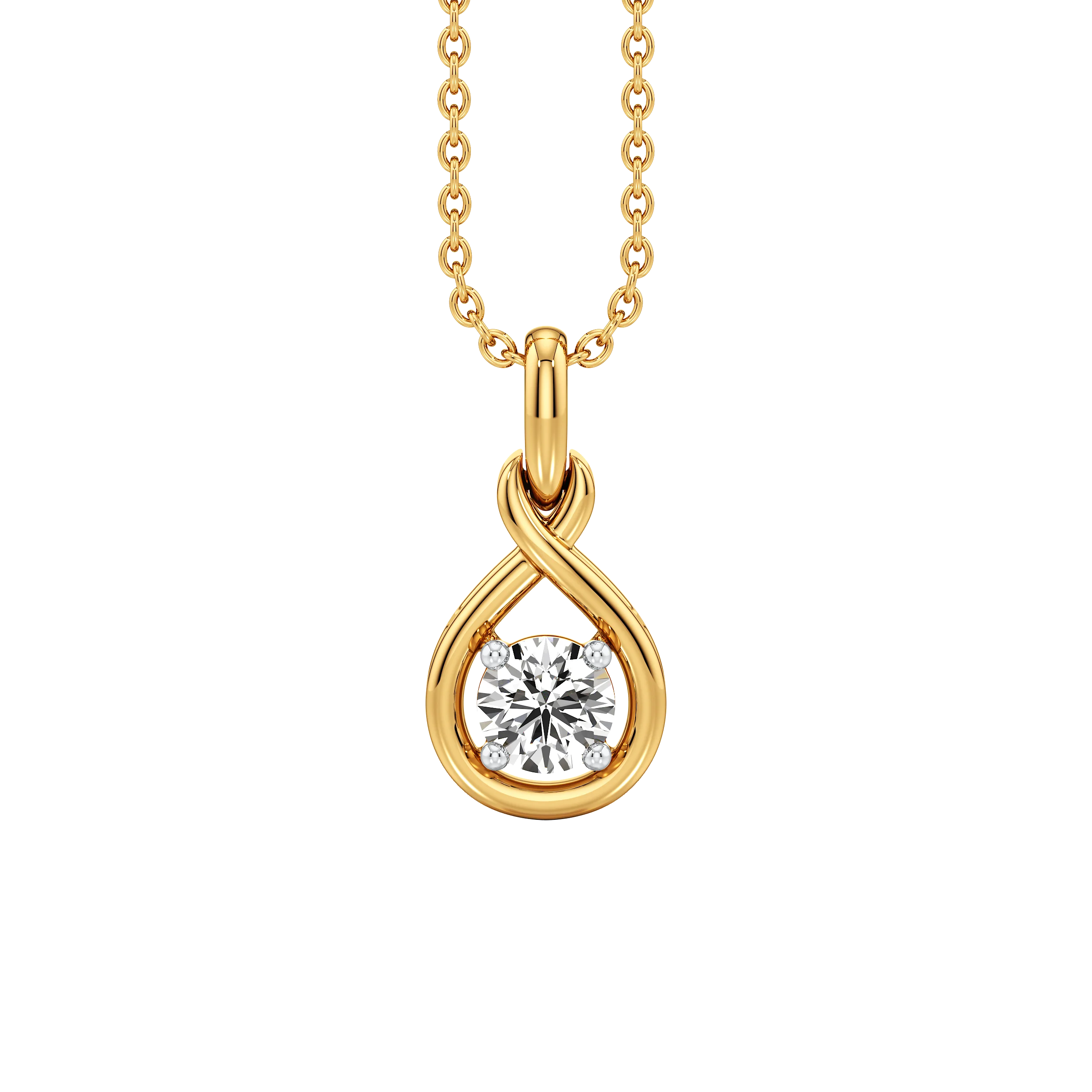 Golden Embrace Pendant and Earrings 2