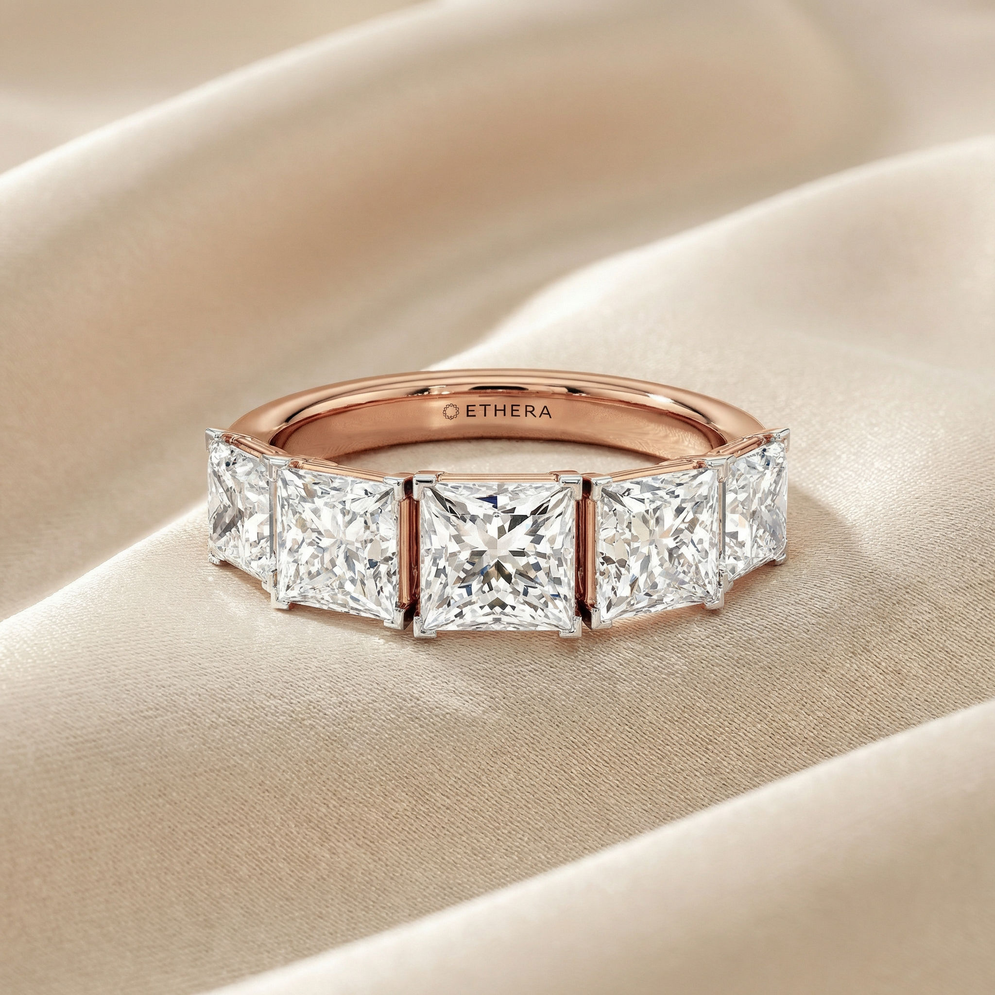 Radiant Quintet 5 Stone Ring 2