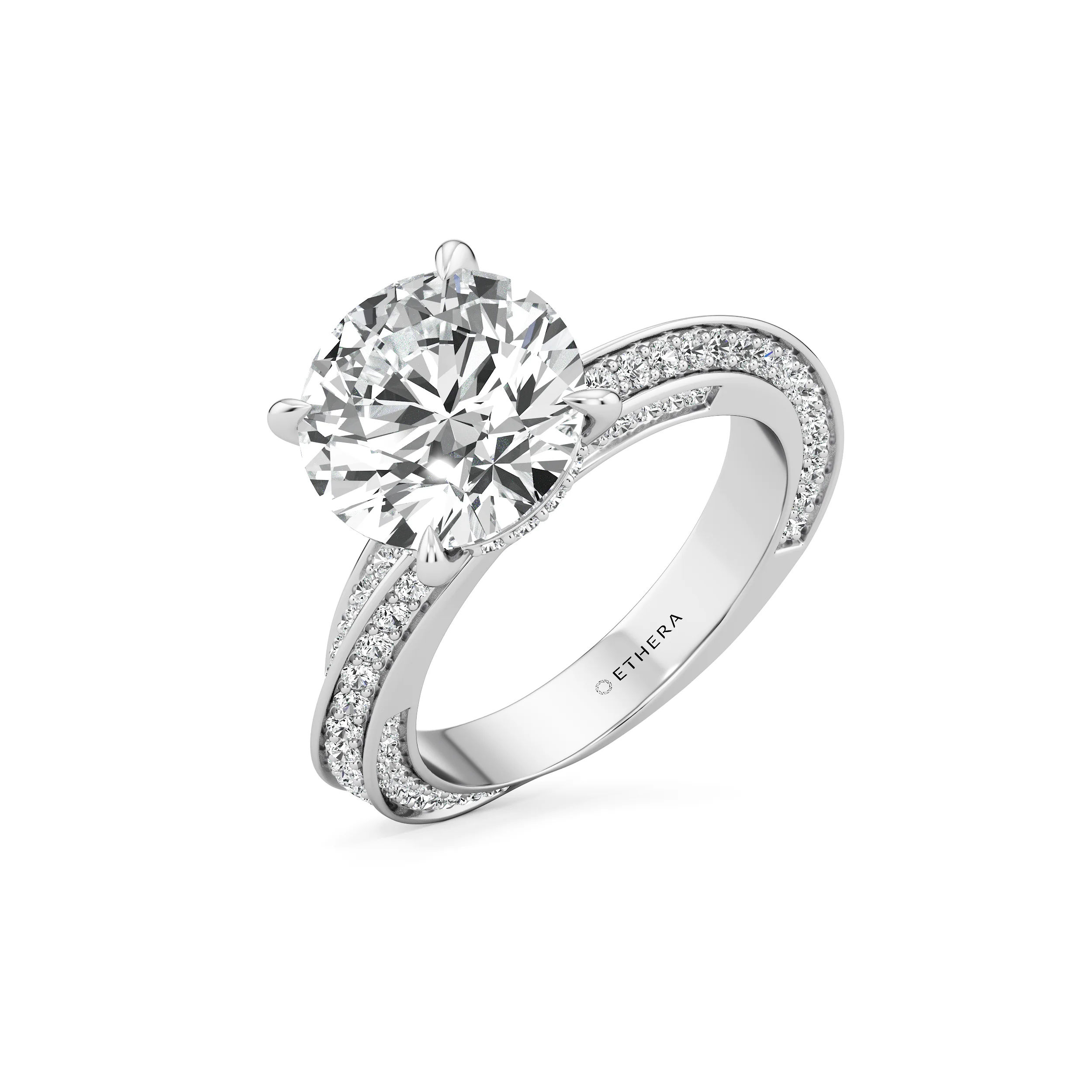 Round Crest Cocktail Ring 7