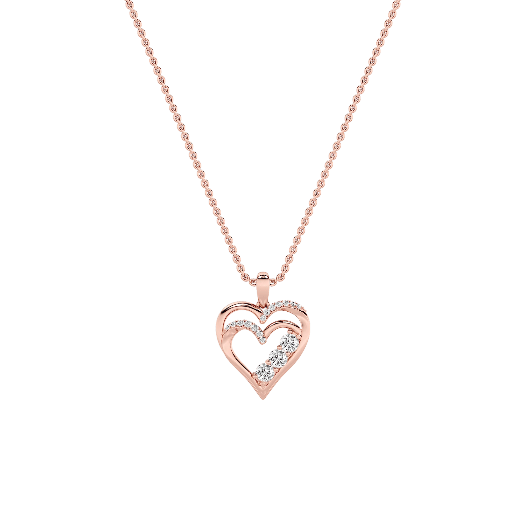 Hearts Entwine Pendant 12