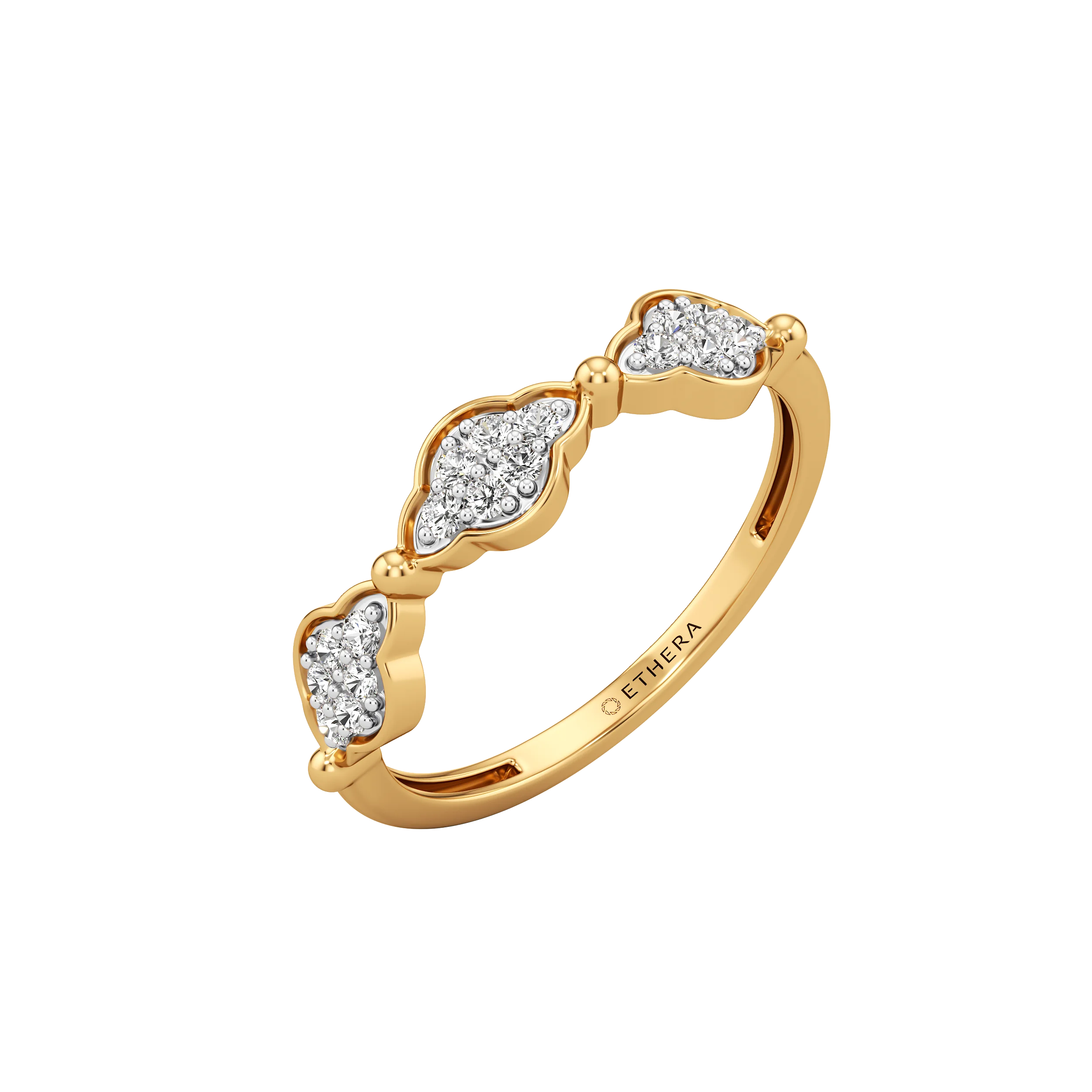 Petal Gleam Diamond Ring