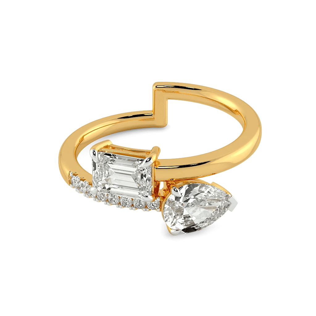 Double Elegance Toi Et Moi Ring