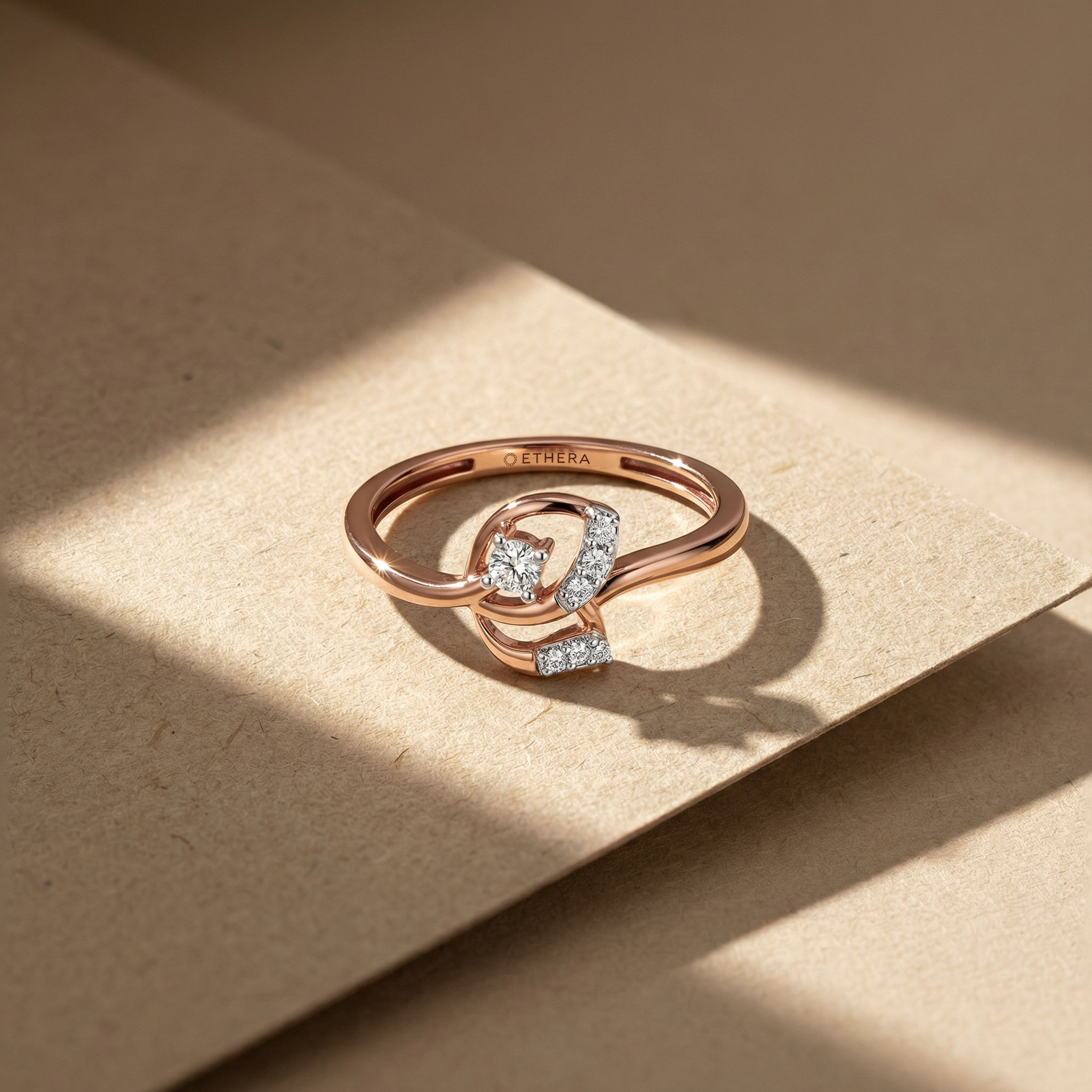 Twirl Bloom Diamond Ring 2