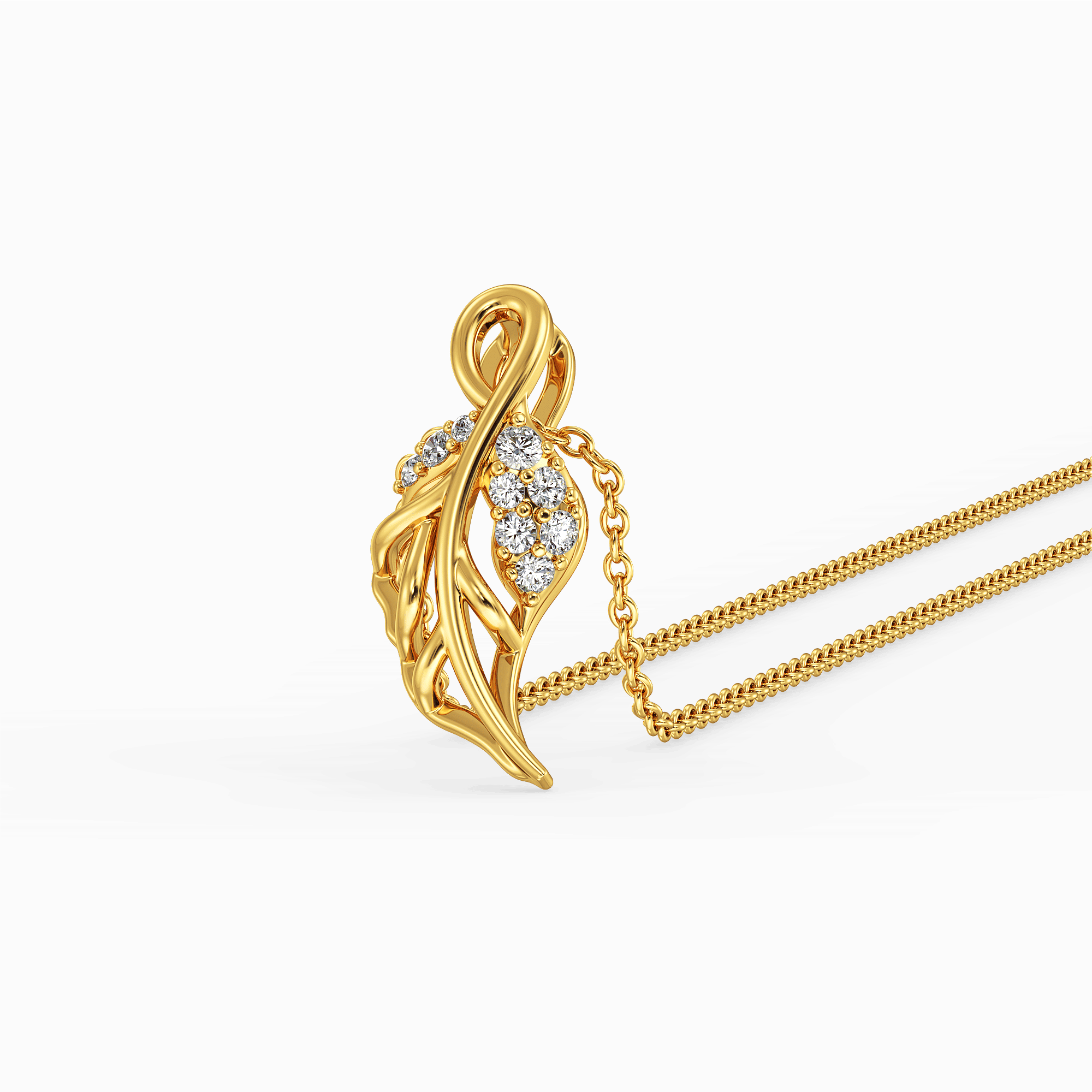 Leaf Lace pendant 1