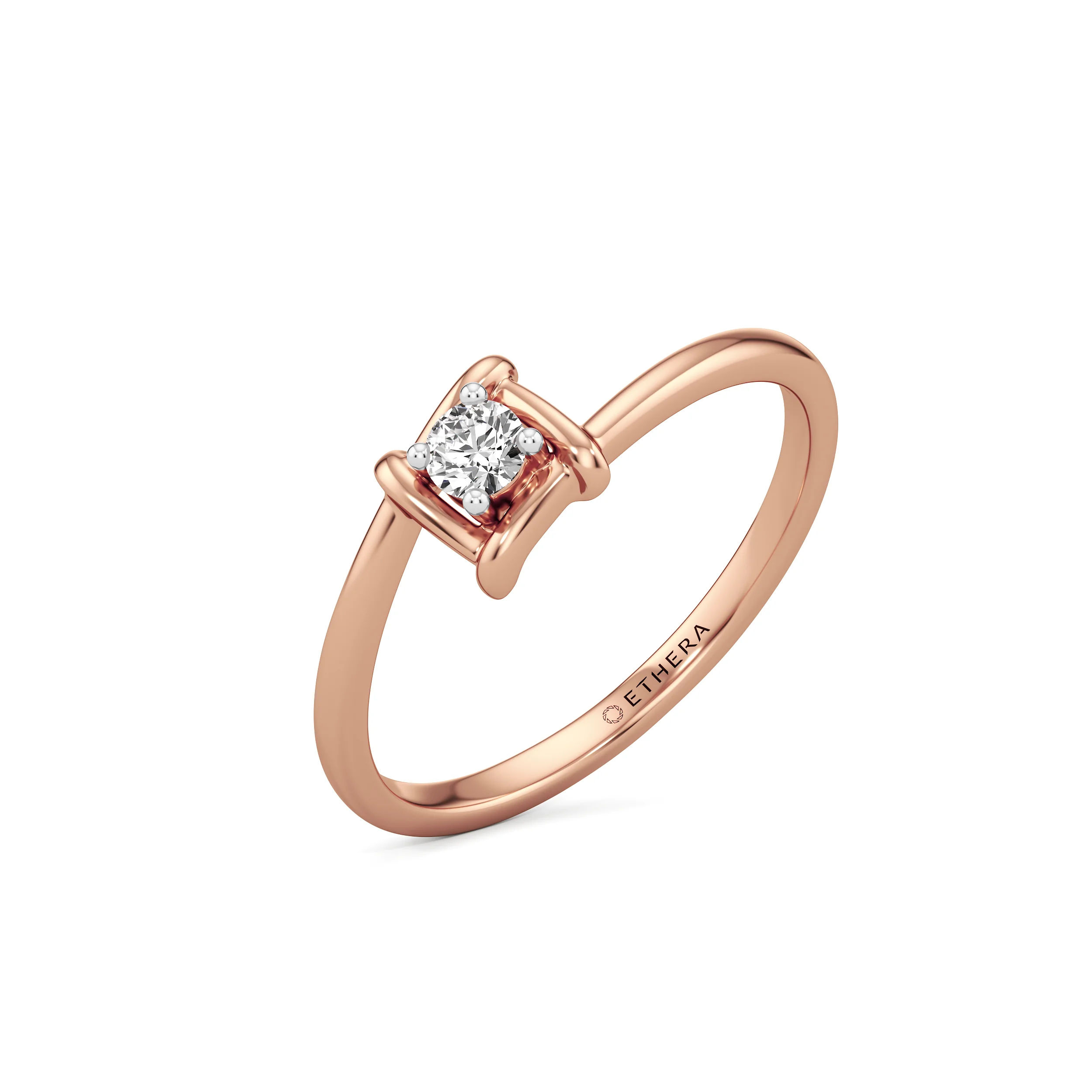 Axis Solitaire Ring 11