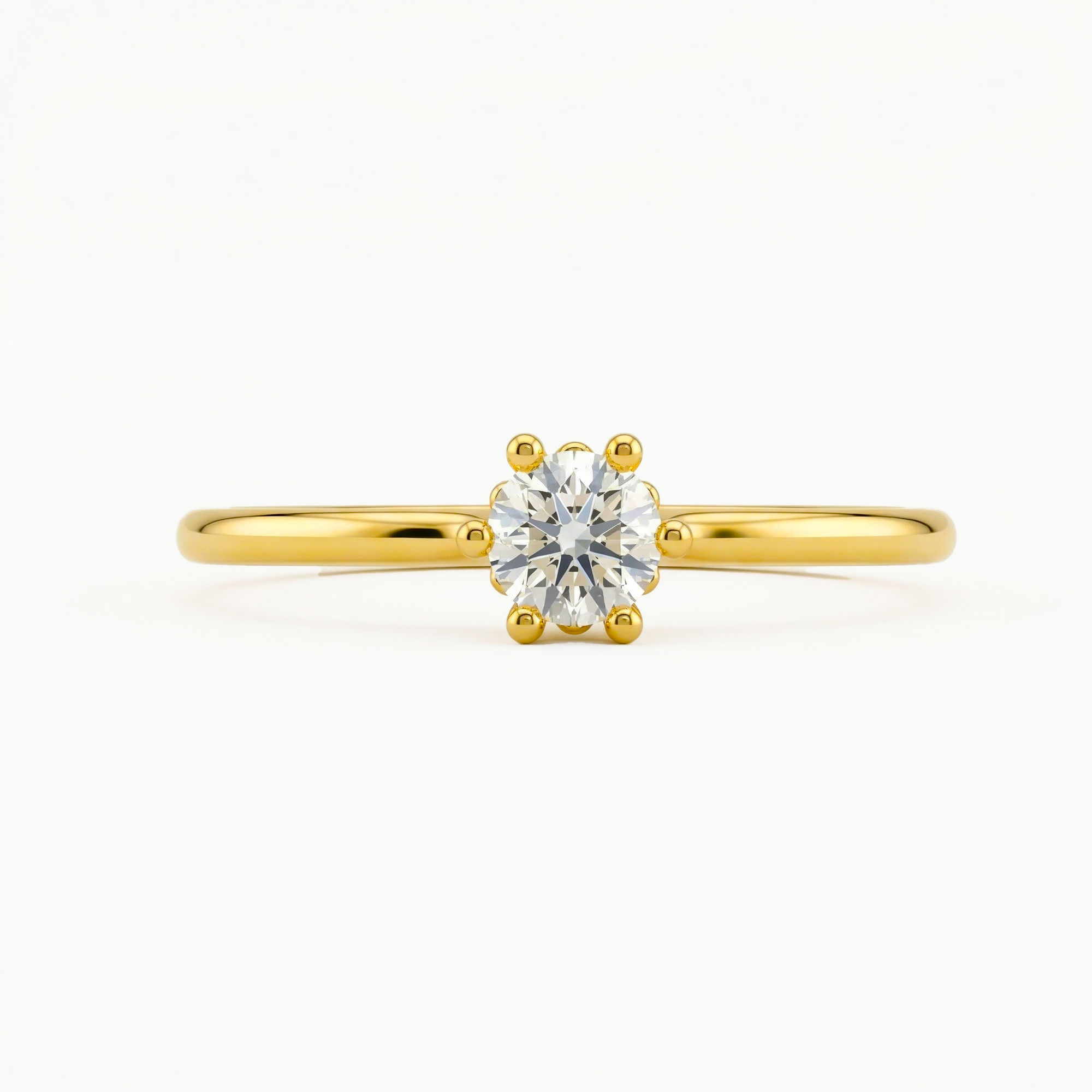 Sunlet Solitaire Ring 0