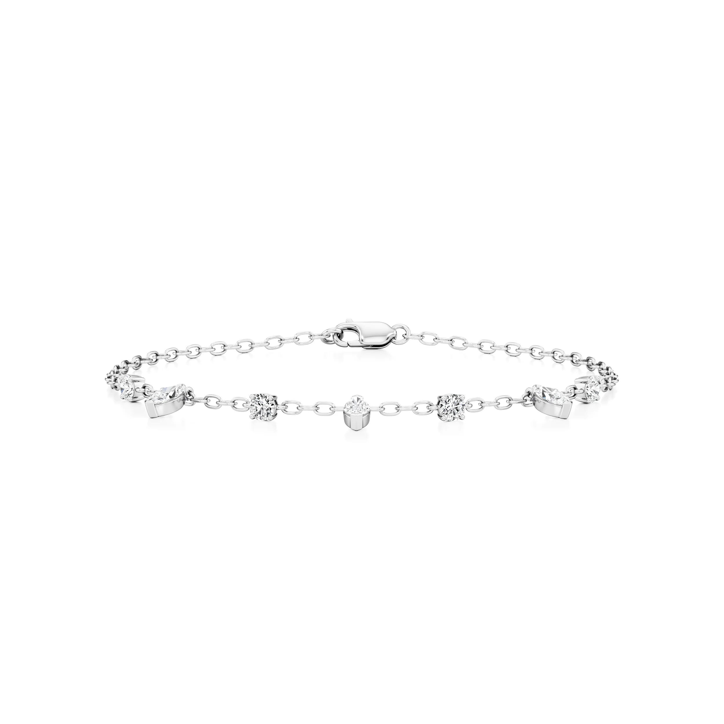 Twilight Diamond Charm Chain Bracelet 4