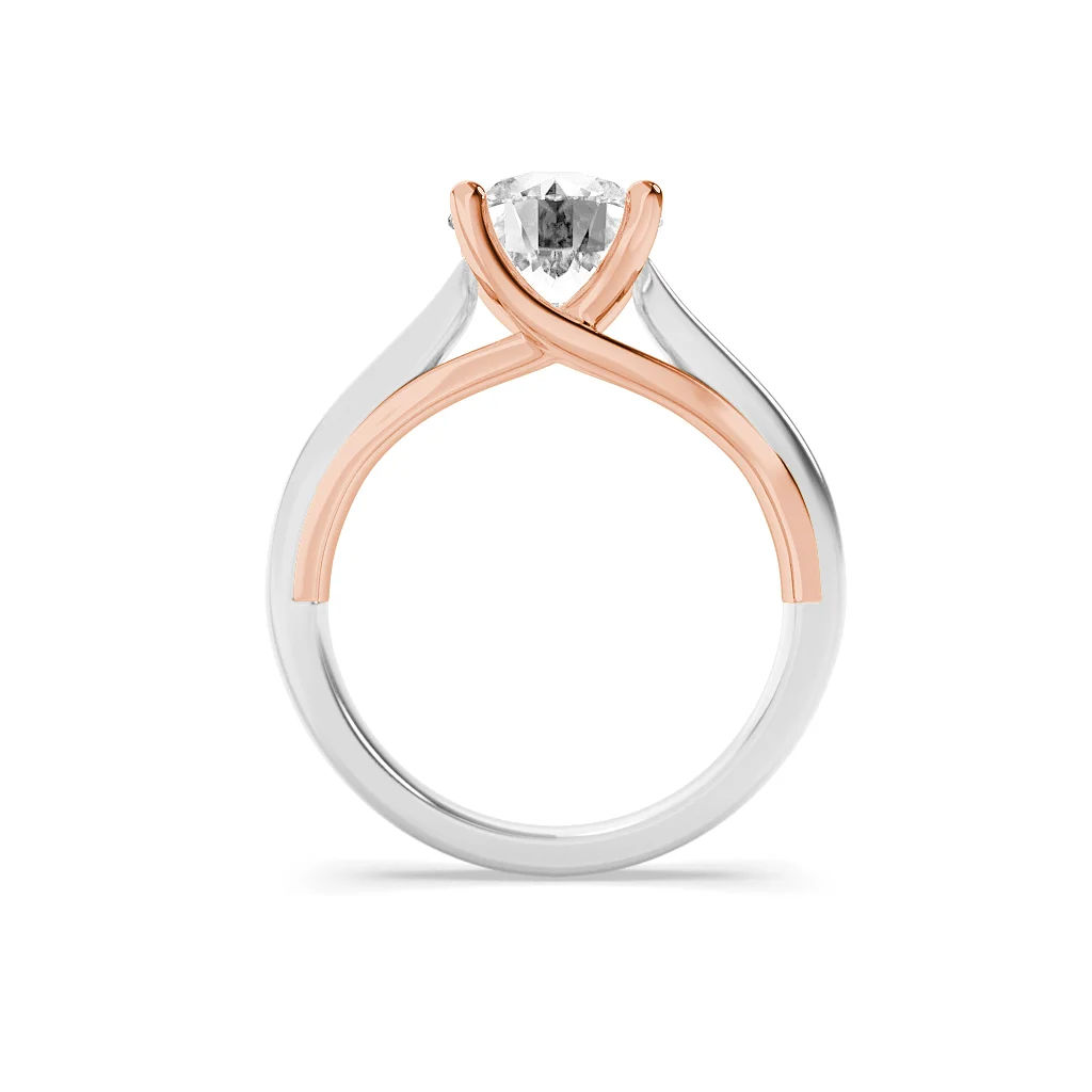 Solstice Two-Tone Solitaire 10
