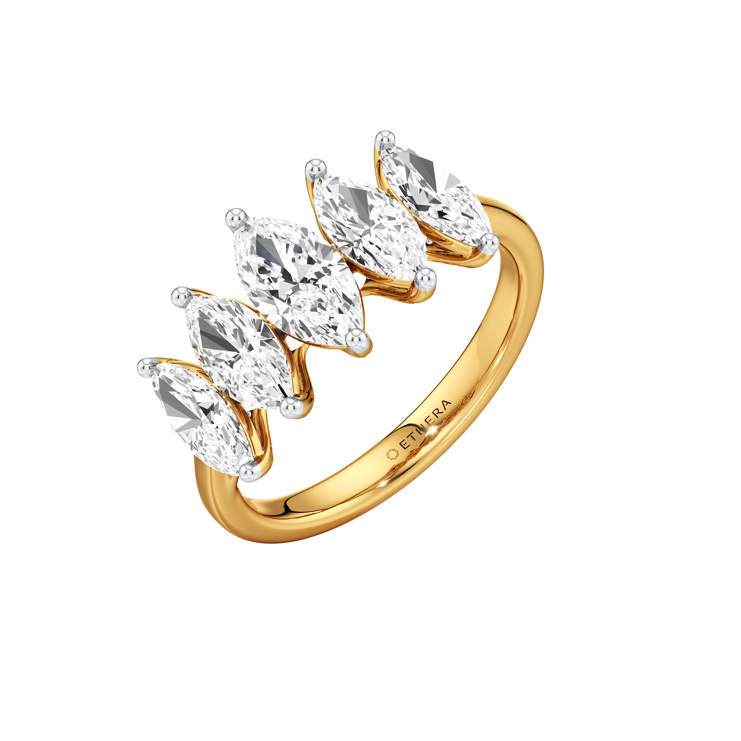 Marquise Penta Five Stone Ring 0