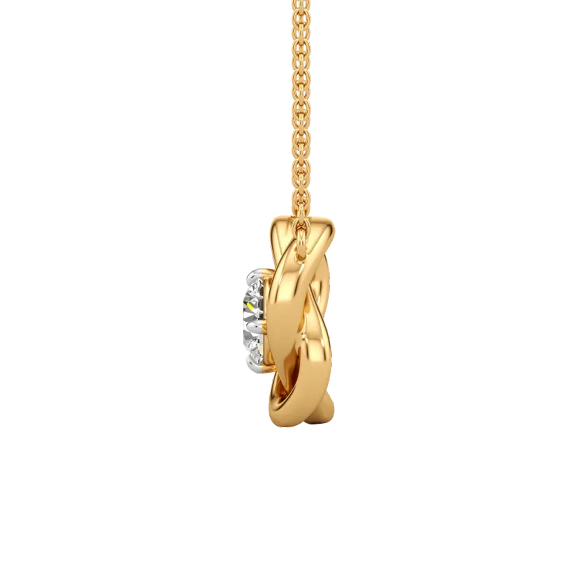 Infinity Knot Diamond Necklet 3
