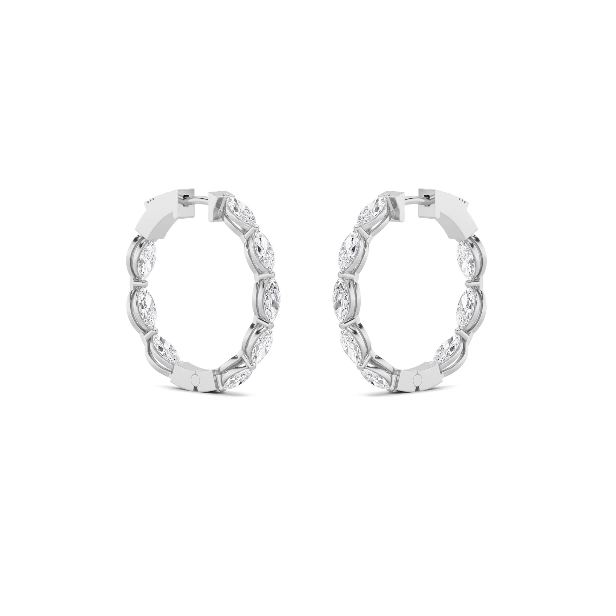 Radiant Circle Hoop Earrings 0