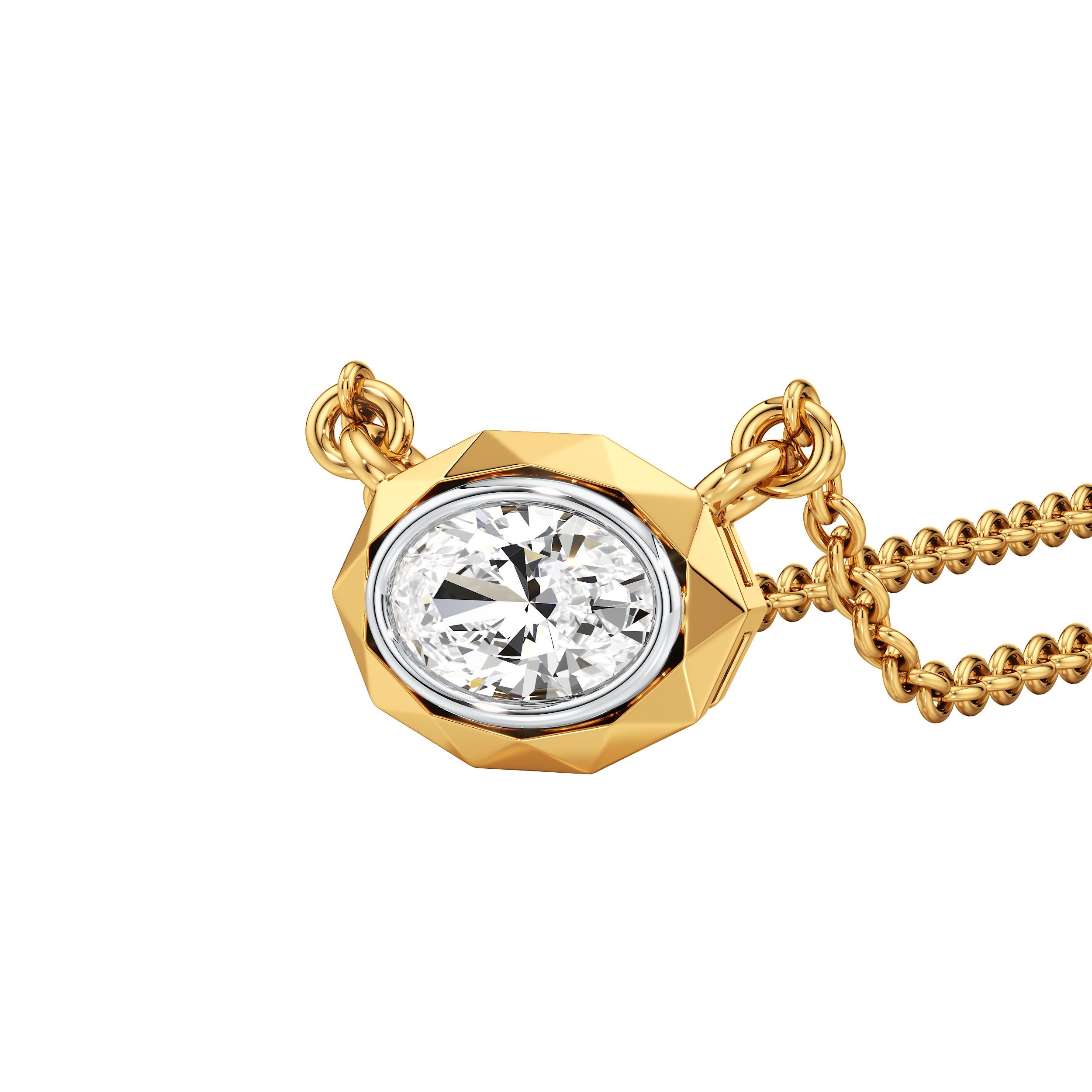 The Elara Oval Necklet