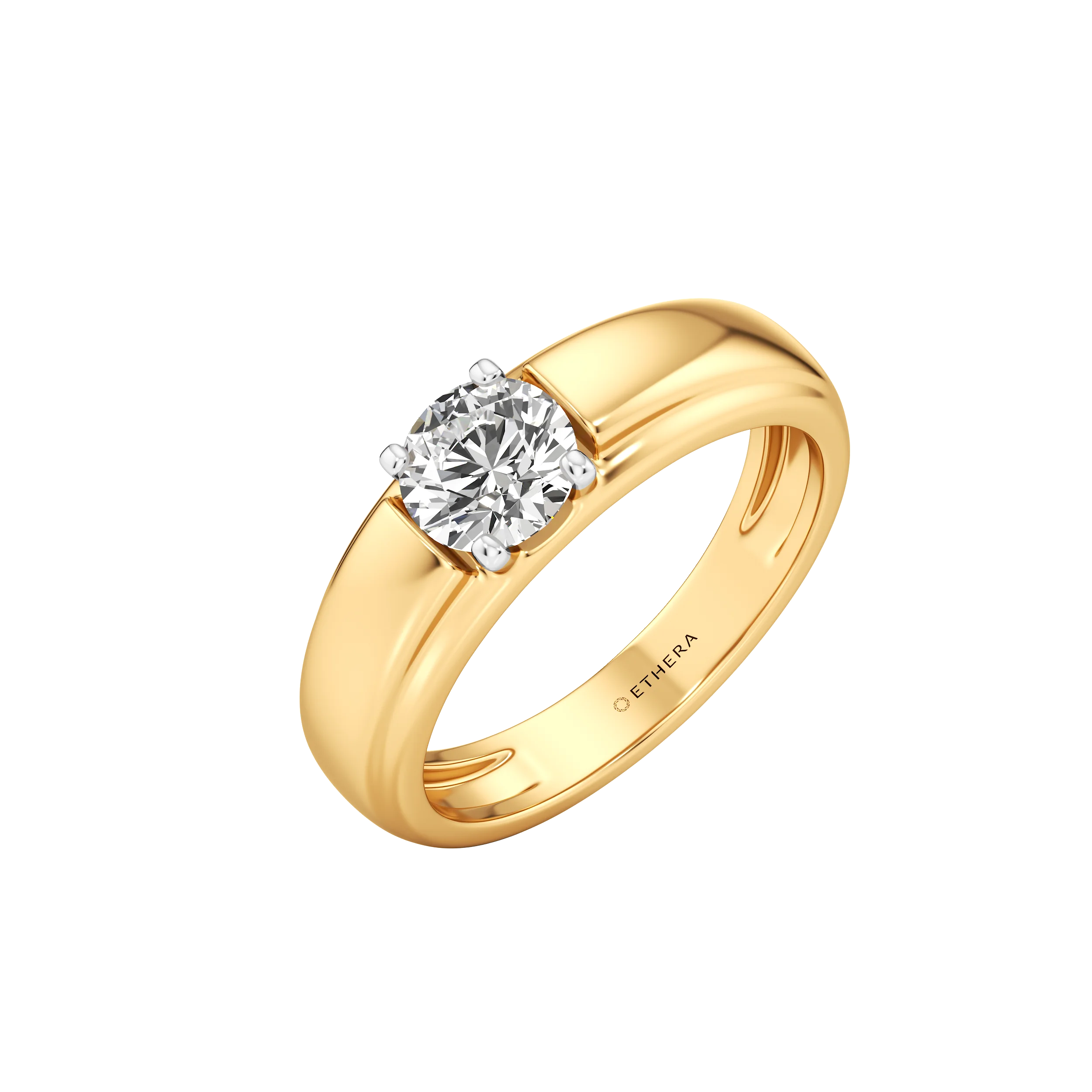 Pureline Solitaire Ring