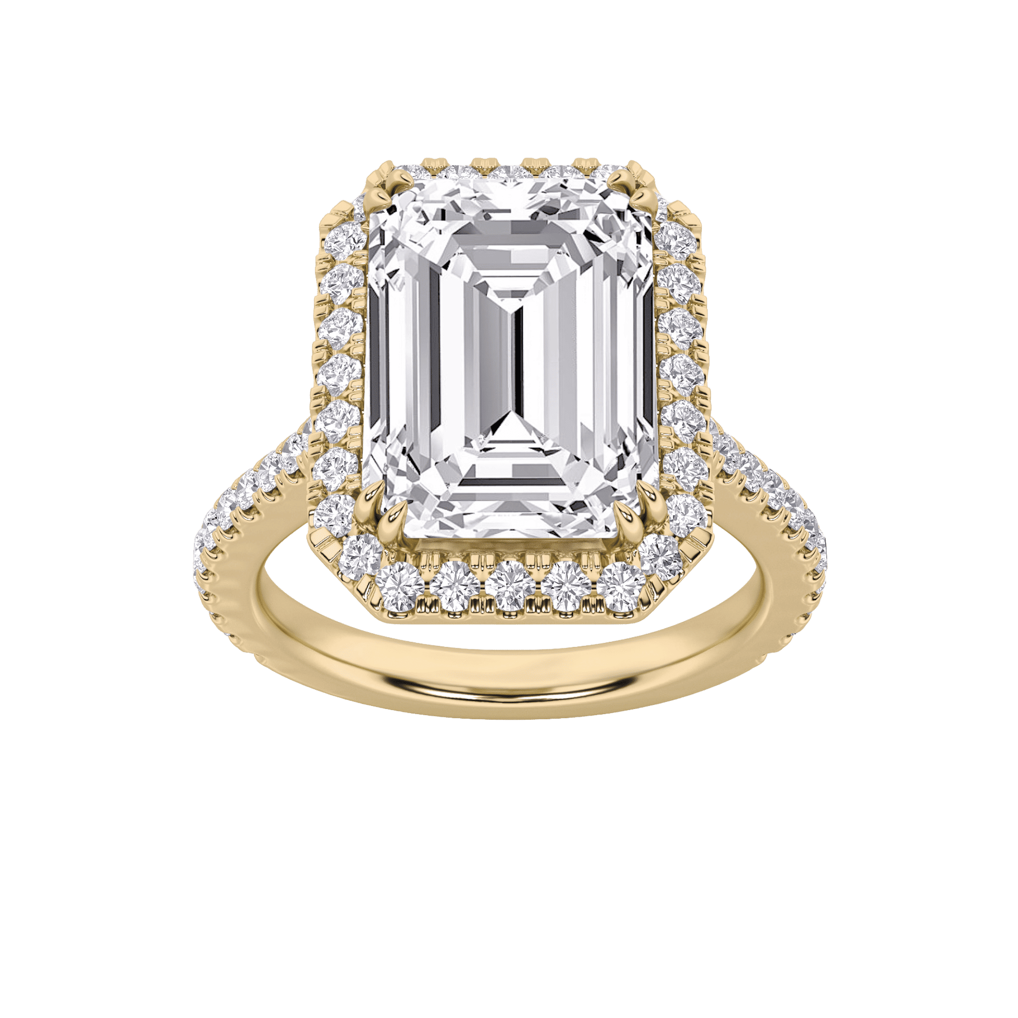 Regal Emerald Cocktail Ring 0