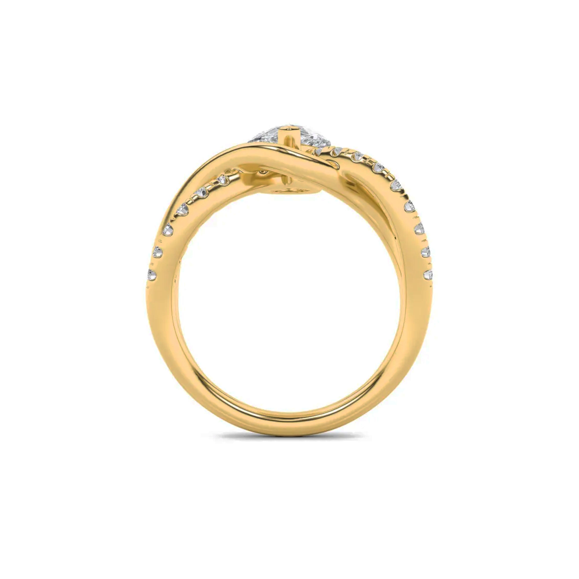 Infinity Pear Ring 4