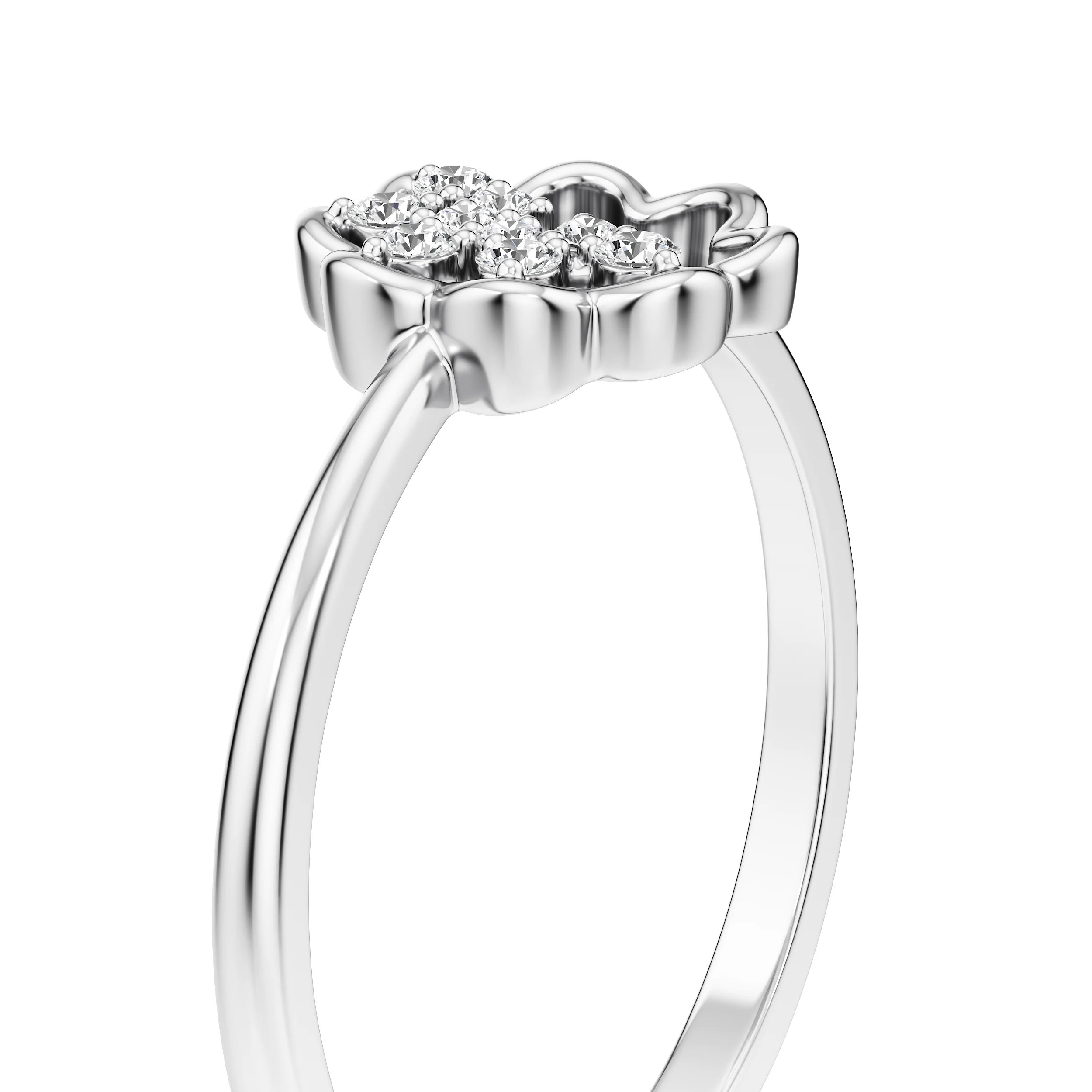 Flutter Bloom Diamond Ring 13