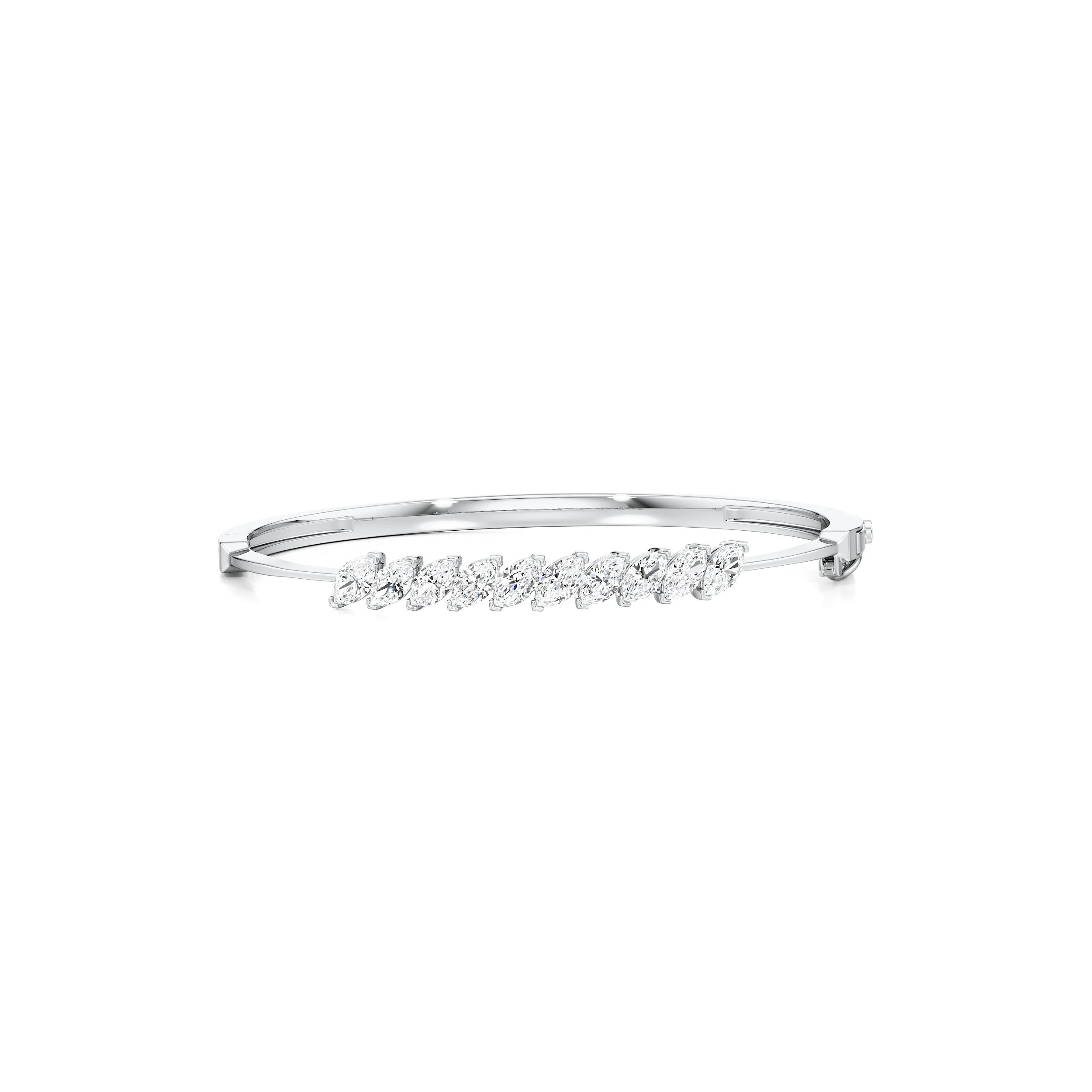 Elara Marquise Bangle 3