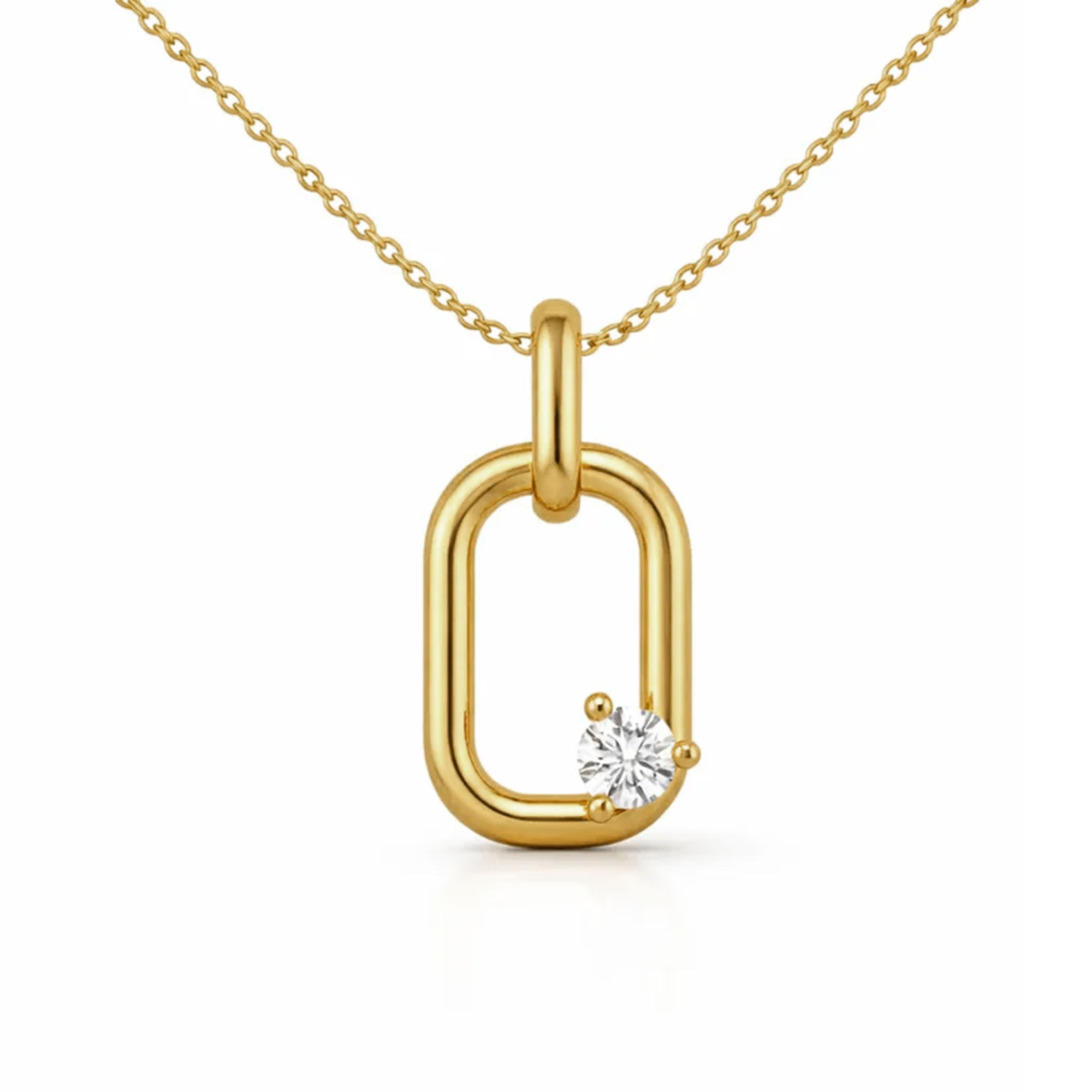 Cornerdrop Link Pendant 0