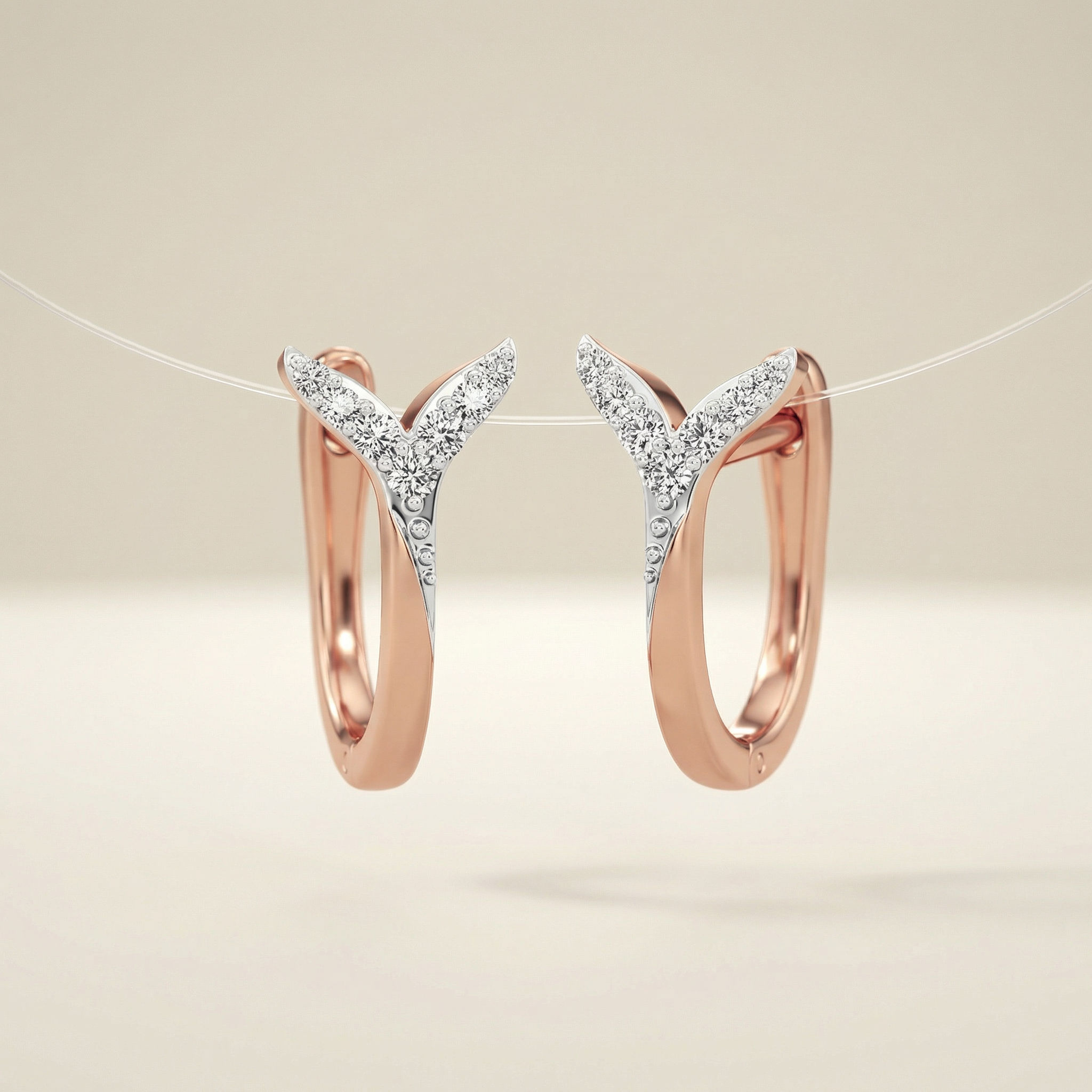 Tidal Diamond Huggies 2