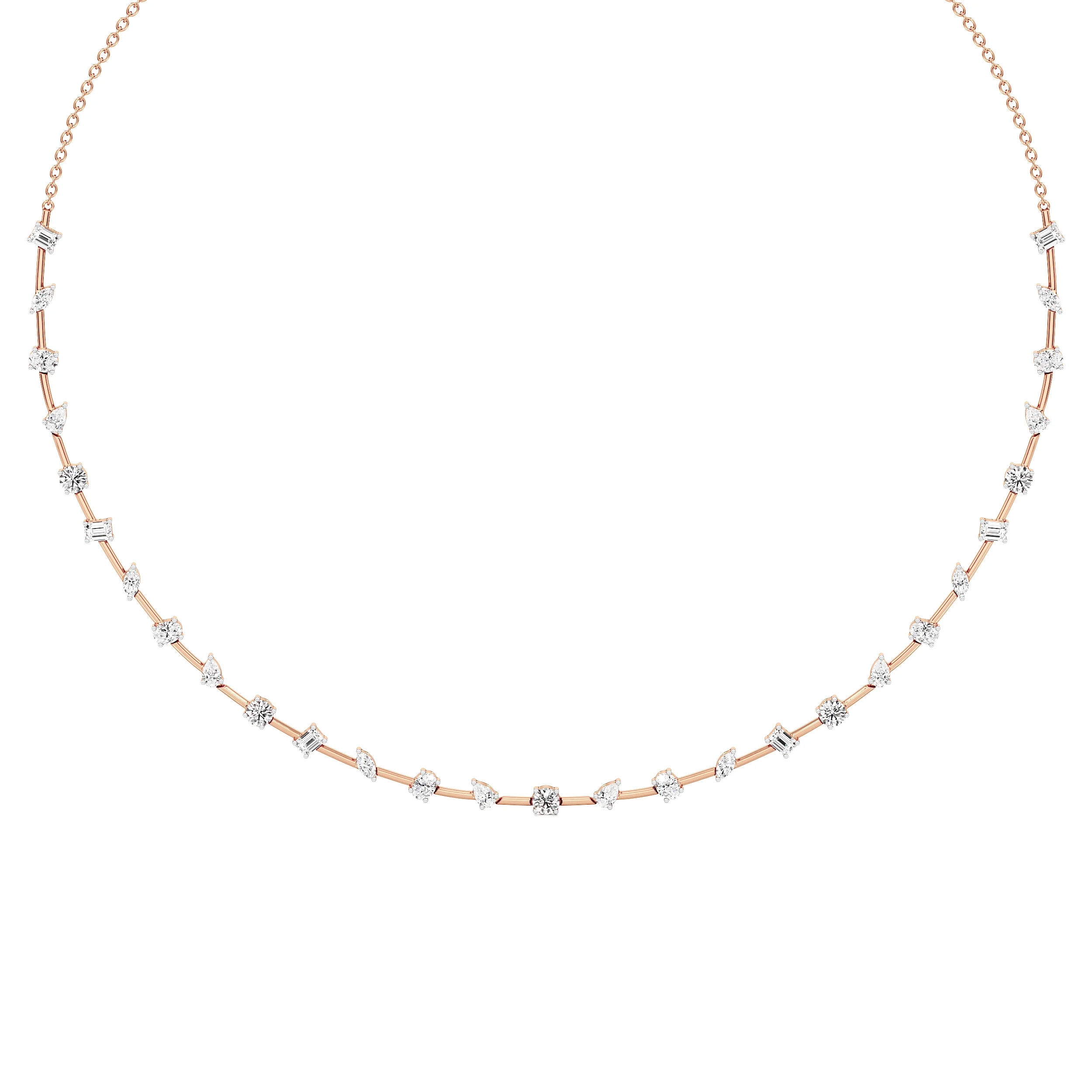 Lit Tennis Necklace 5
