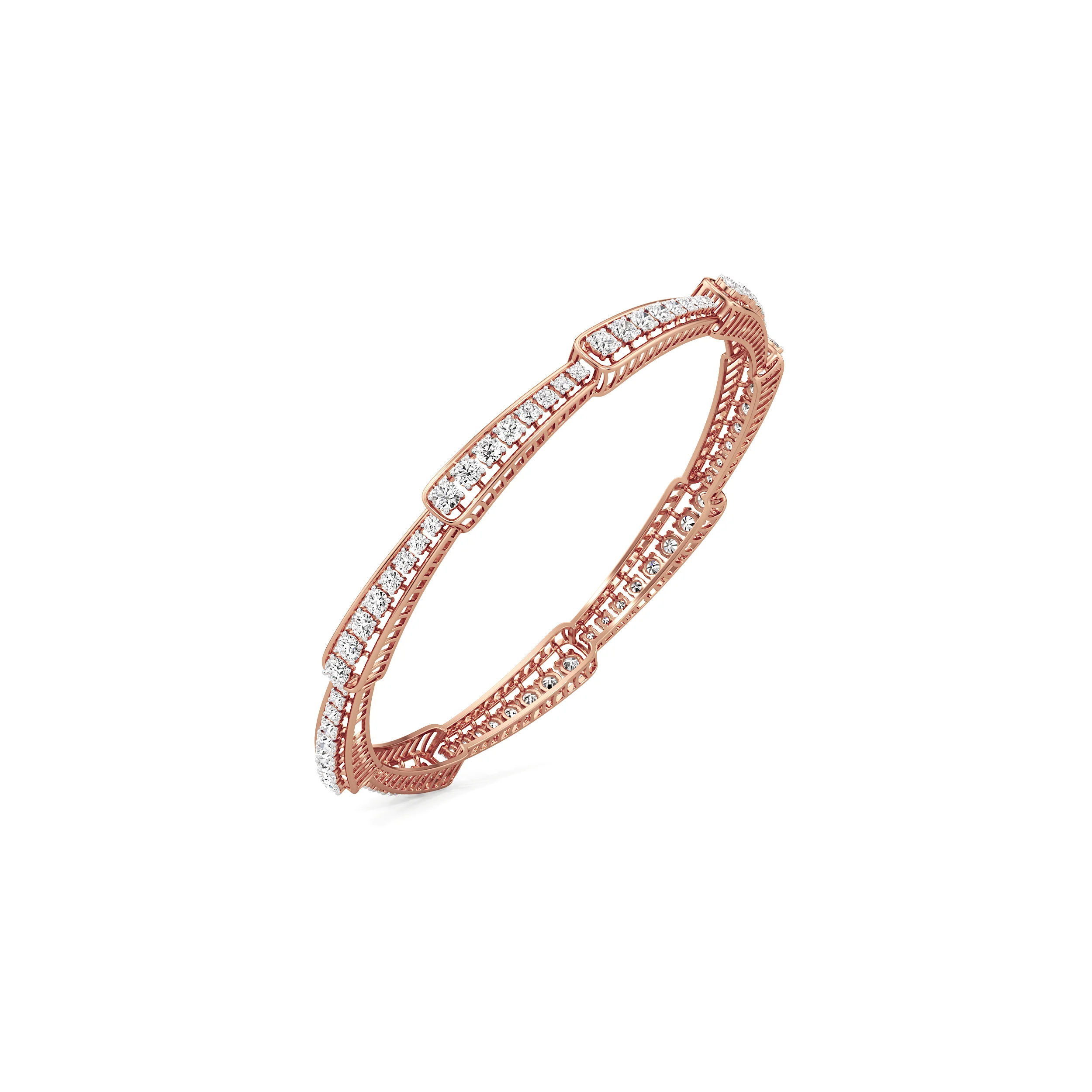 Regalia Line Diamond Bangle 9