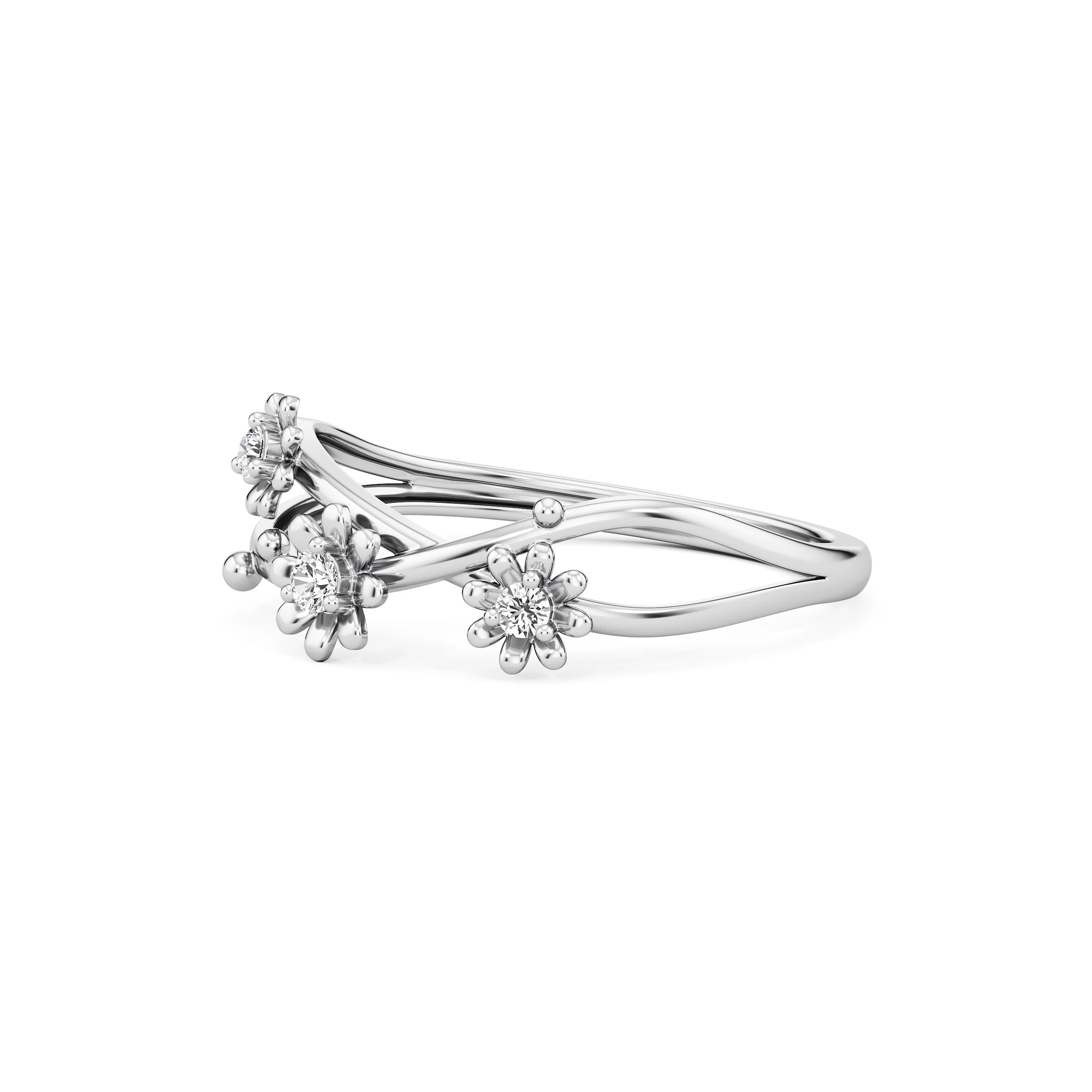 Blossom Loop Diamond Ring 11