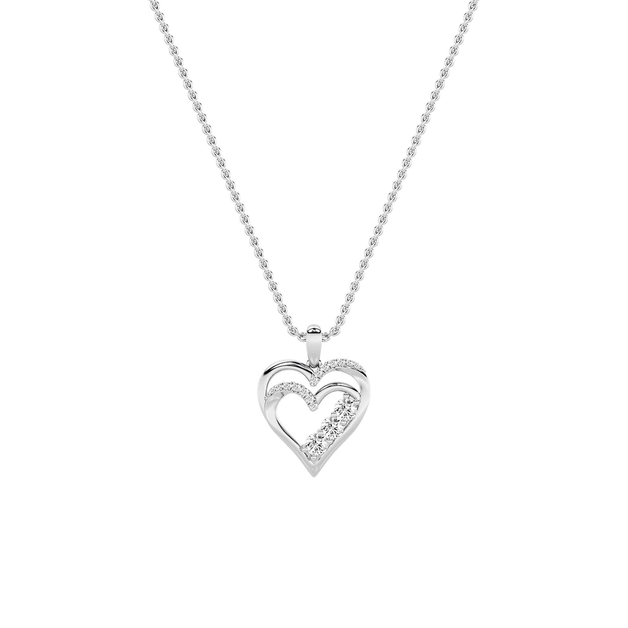 Hearts Entwine Pendant 7