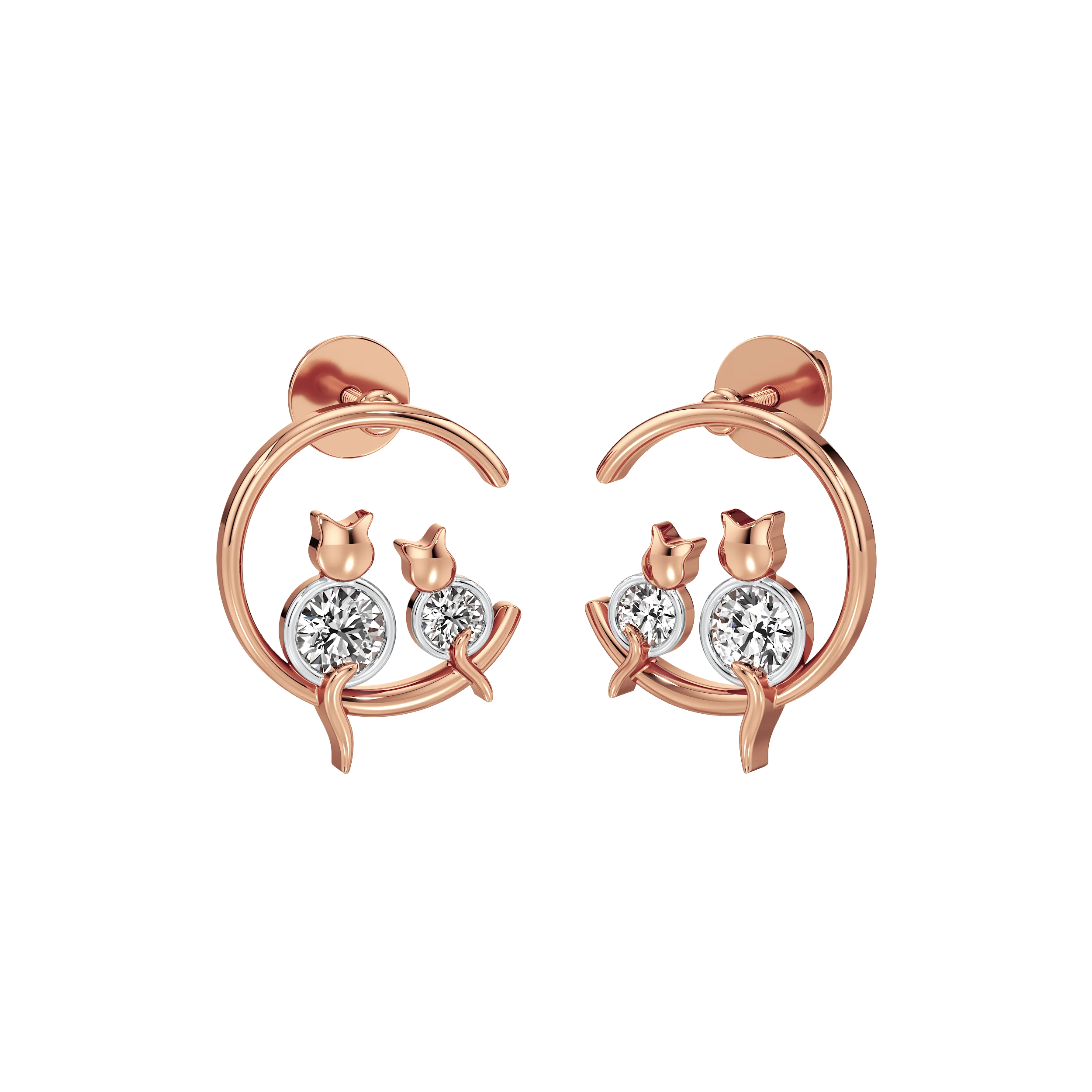 Orbit Paws Diamond Stud 7