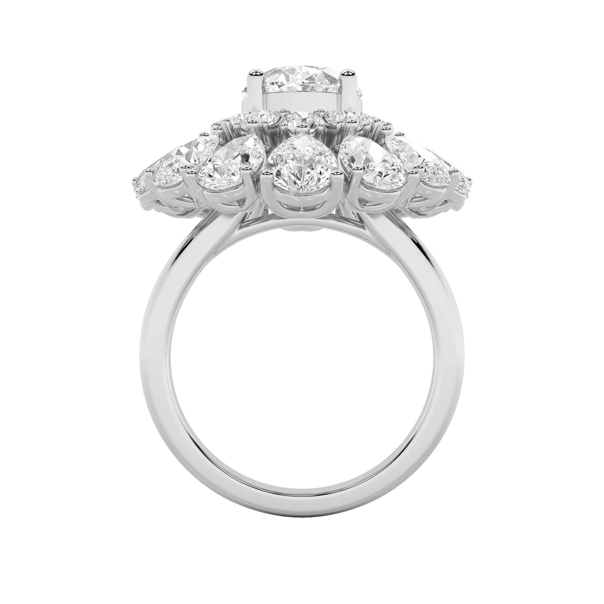 Floral Fusion Cocktail Ring 7