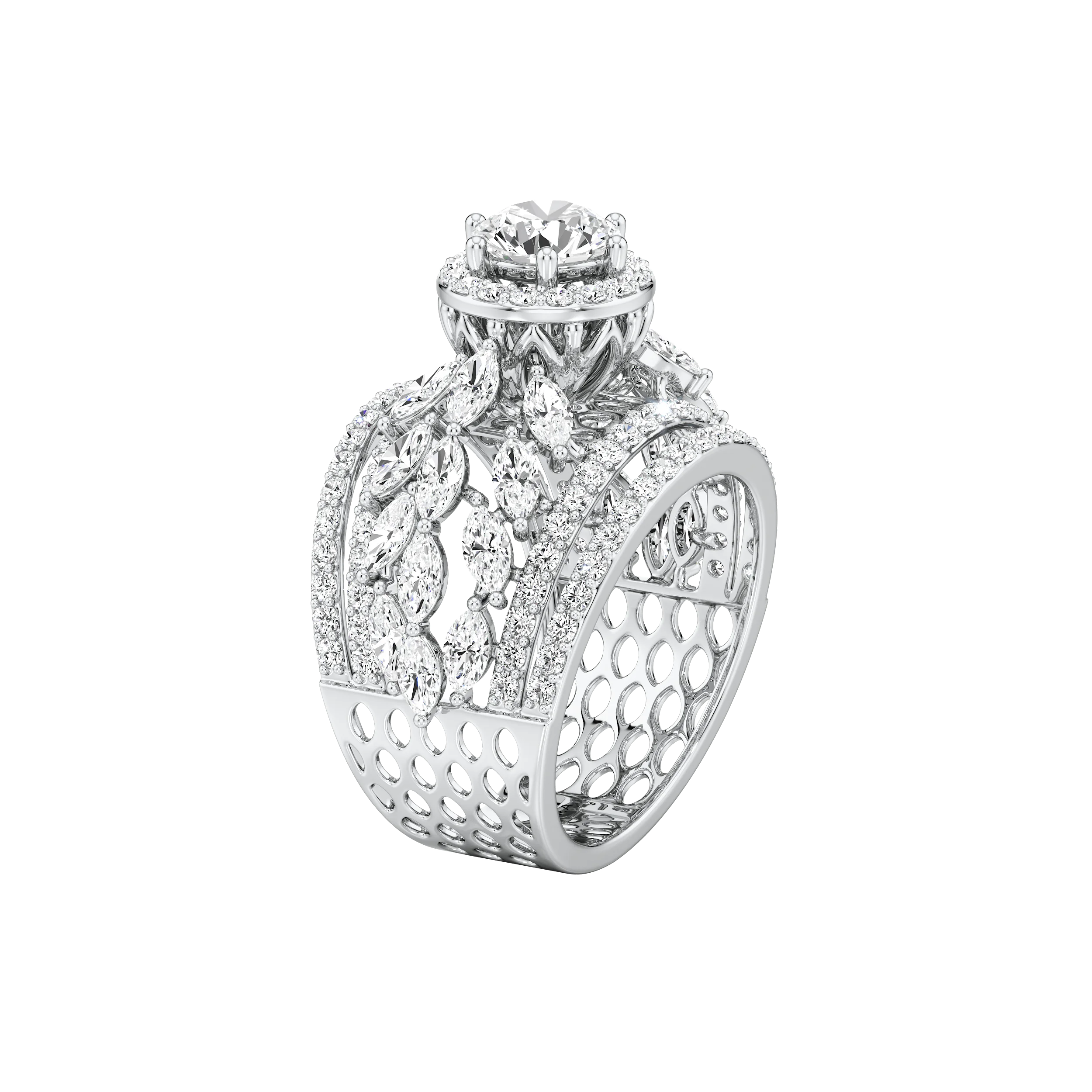 Majestic Radiance Cocktail Ring 8