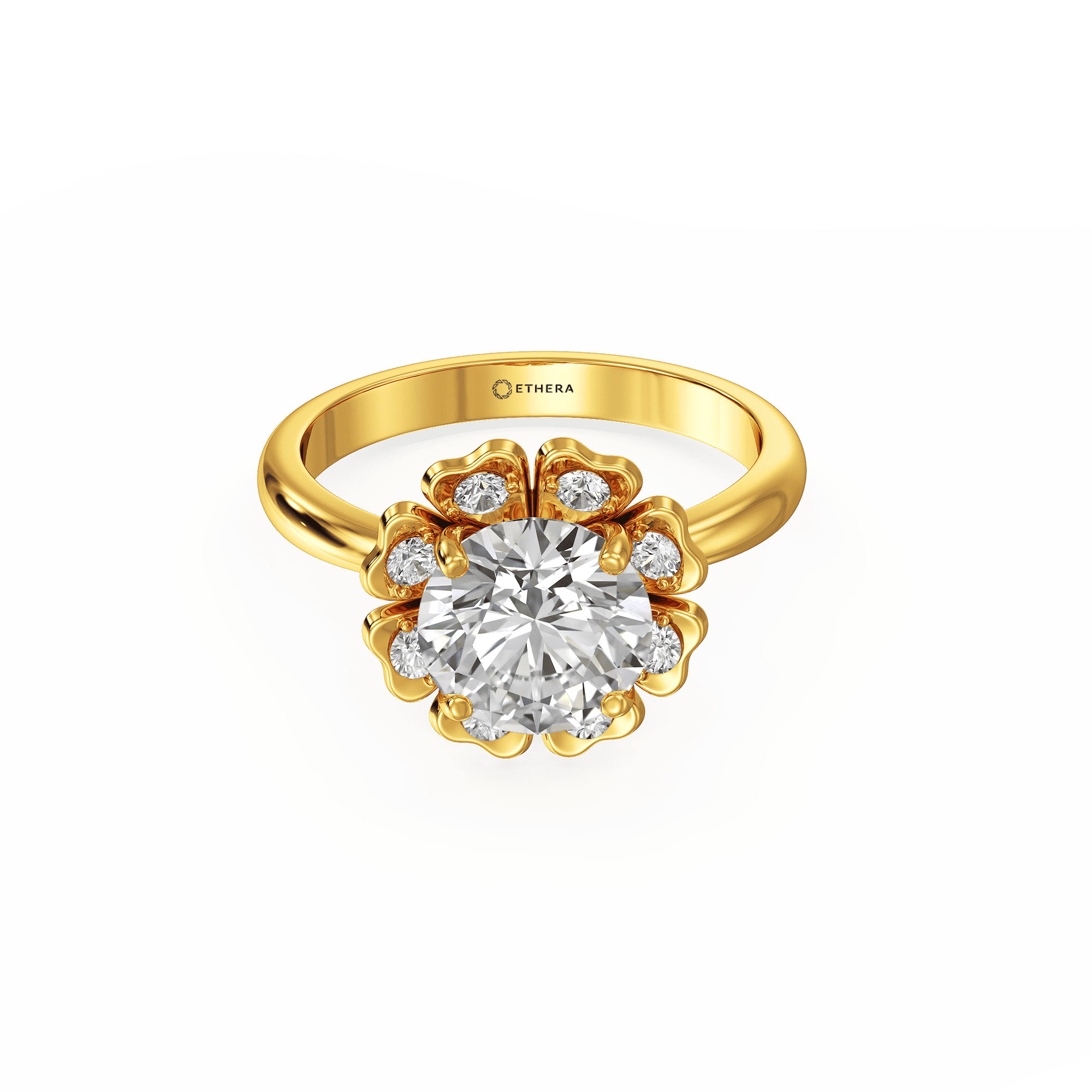 Gilded Pinch Ring 1