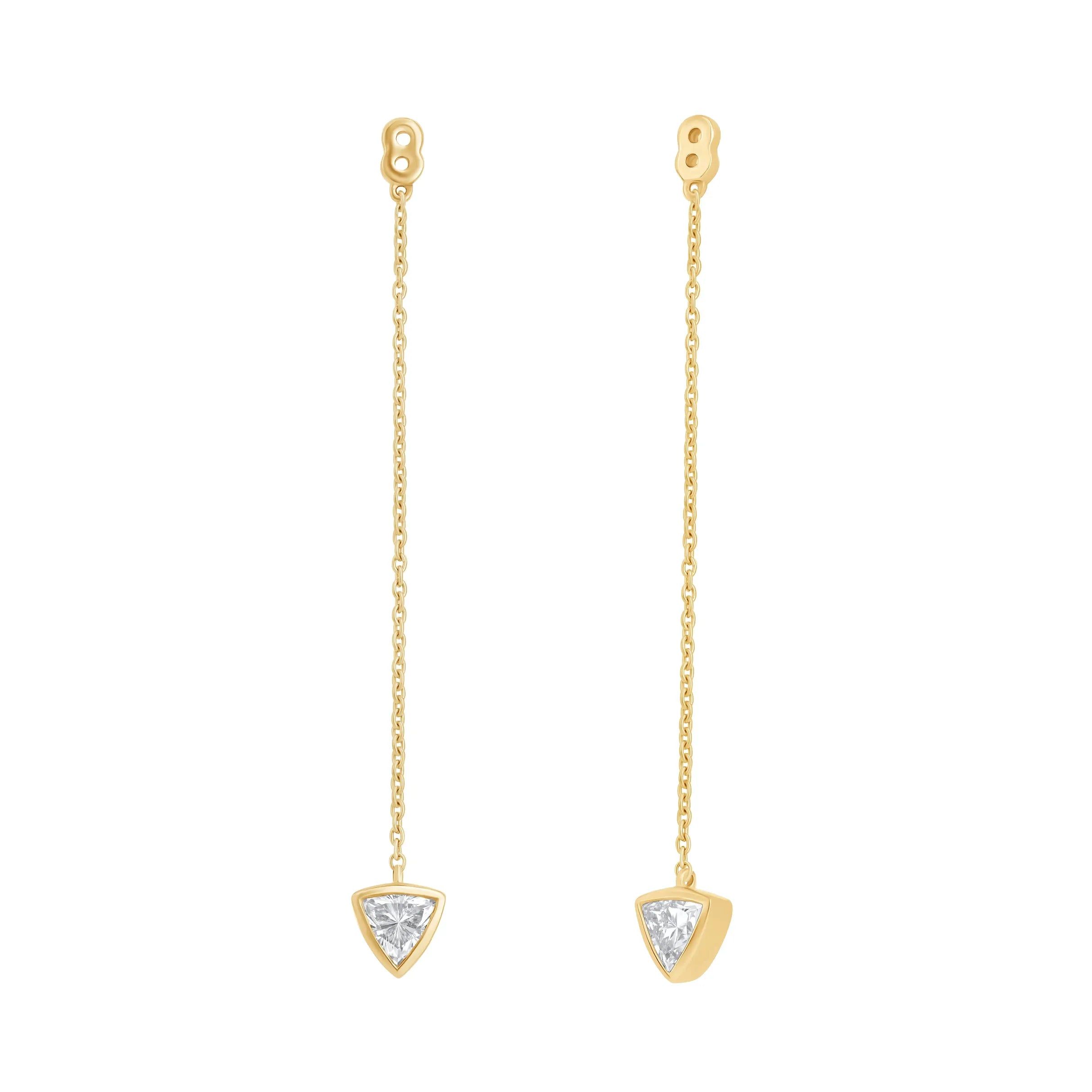 Chic Threadlines Drop Earrings 0