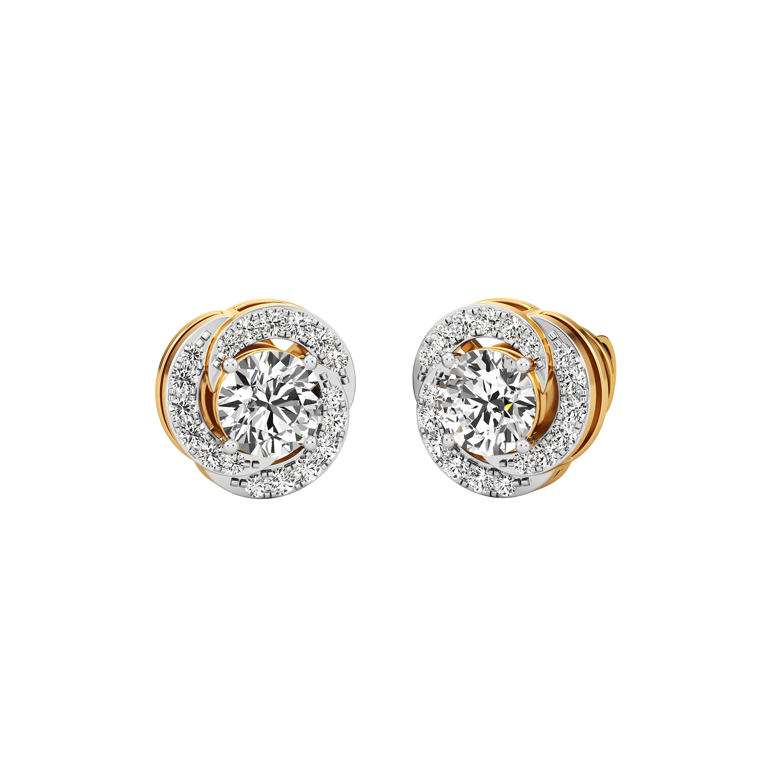 Orbit Glow Diamond Studs 0