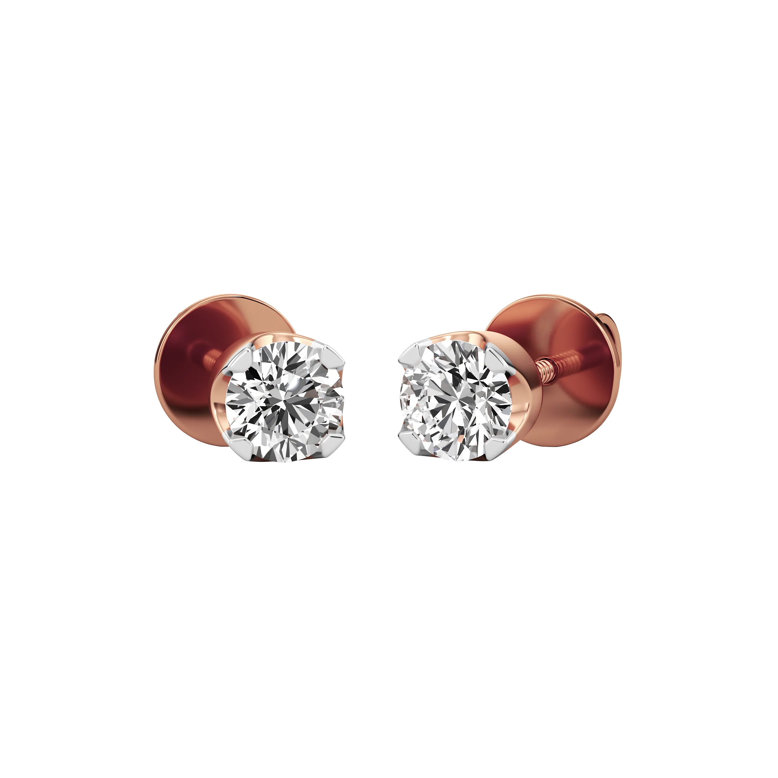 Halo-Lite Solitaire Studs 6