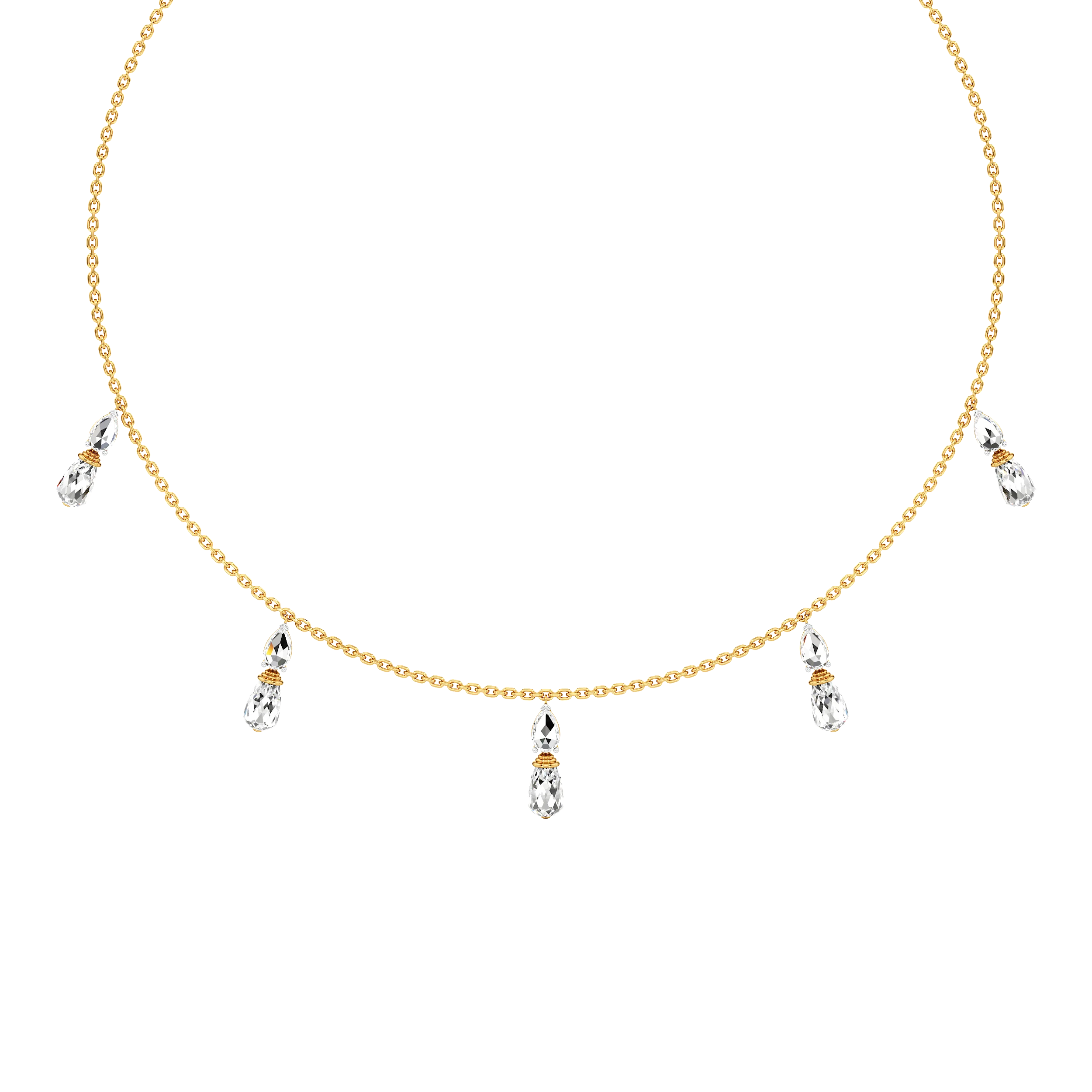 Rose Radiance Diamond By Yard Necklace 1